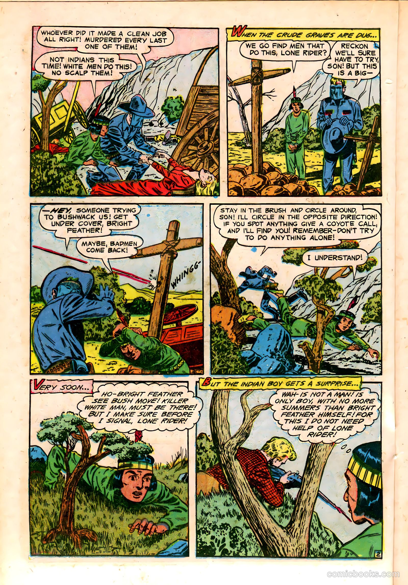 The Lone Rider #14 (1953) — page 20 of 36