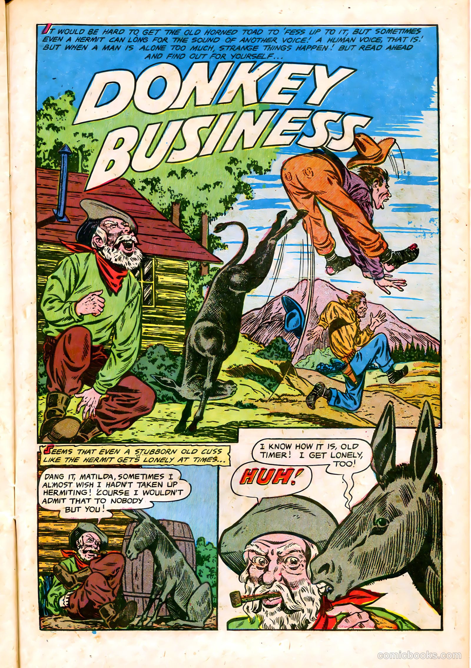 The Lone Rider #14 (1953) — page 27 of 36