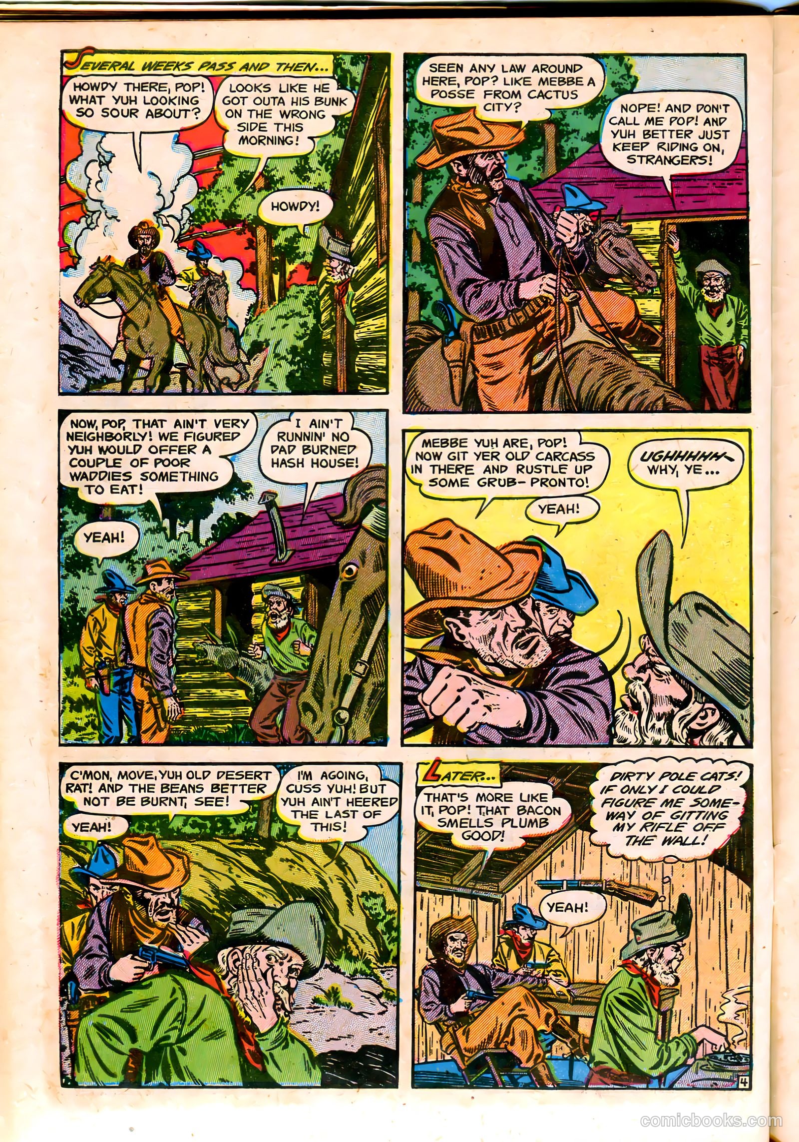 The Lone Rider #14 (1953) — page 30 of 36