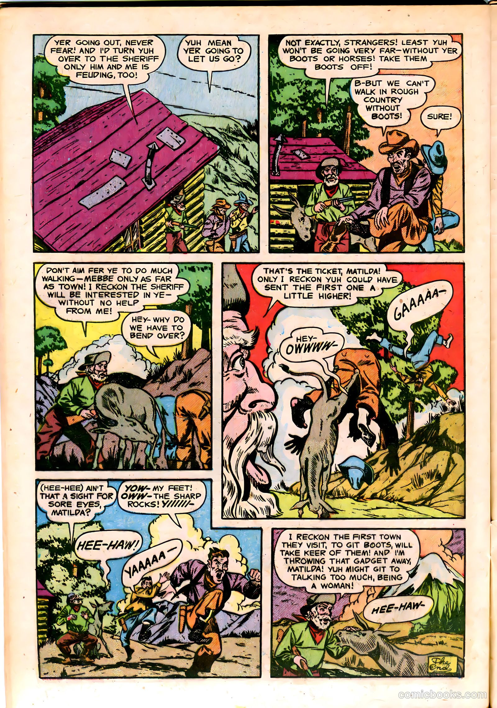 The Lone Rider #14 (1953) — page 32 of 36