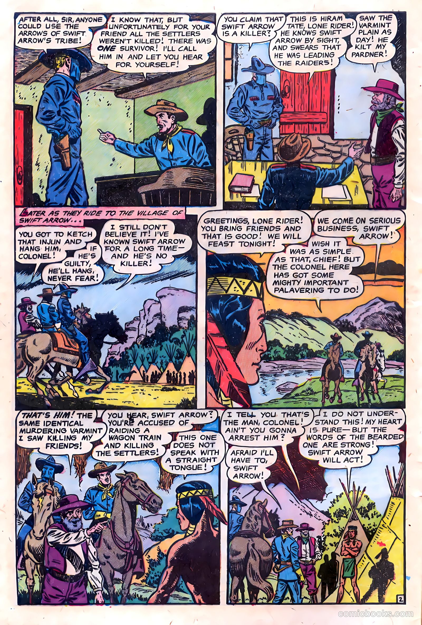 The Lone Rider #15 (1953) — page 4 of 36