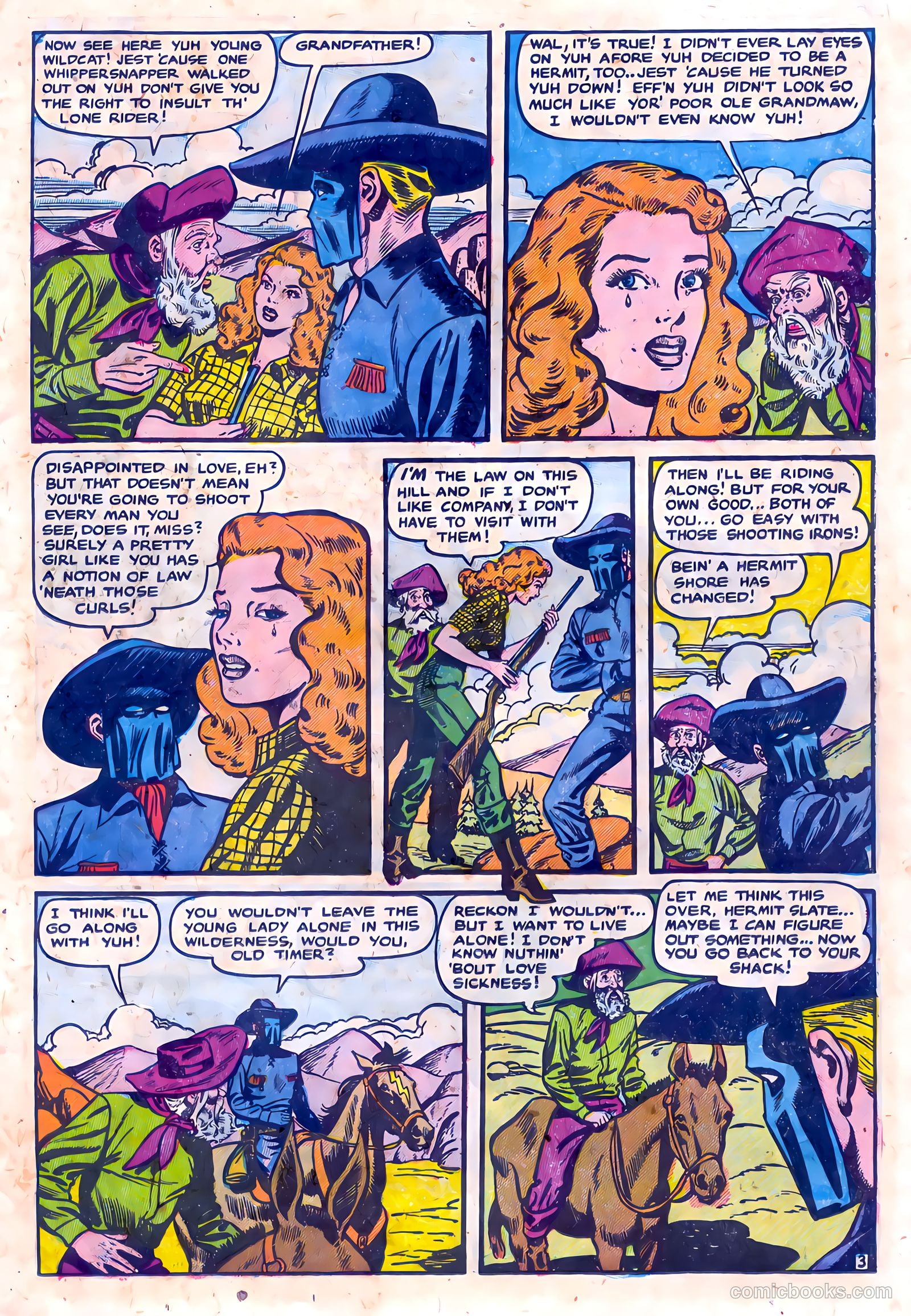 The Lone Rider #15 (1953) — page 11 of 36