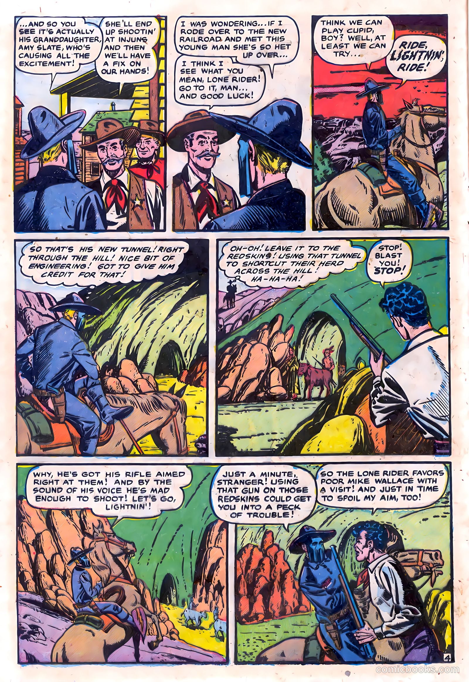 The Lone Rider #15 (1953) — page 12 of 36