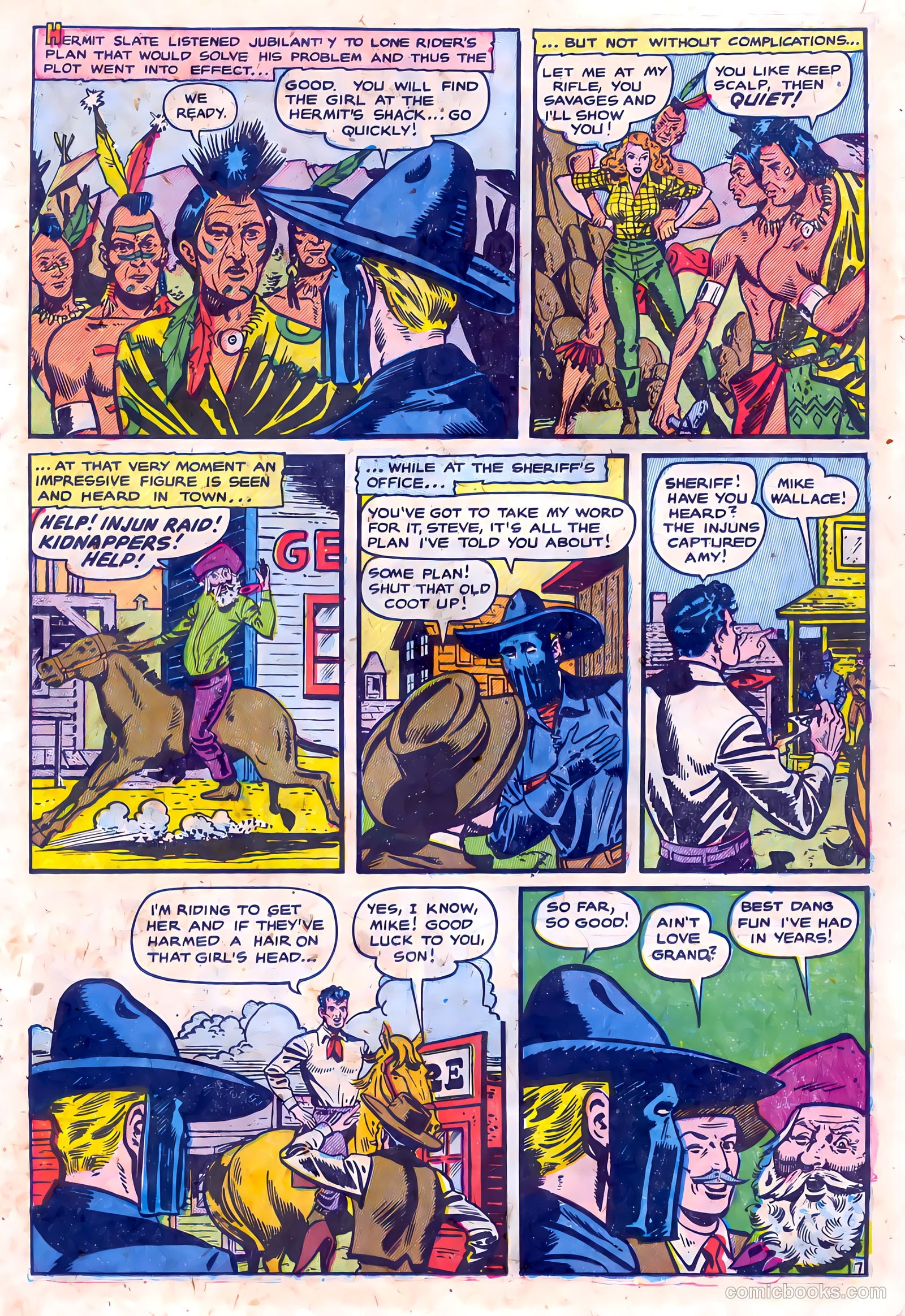 The Lone Rider #15 (1953) — page 15 of 36