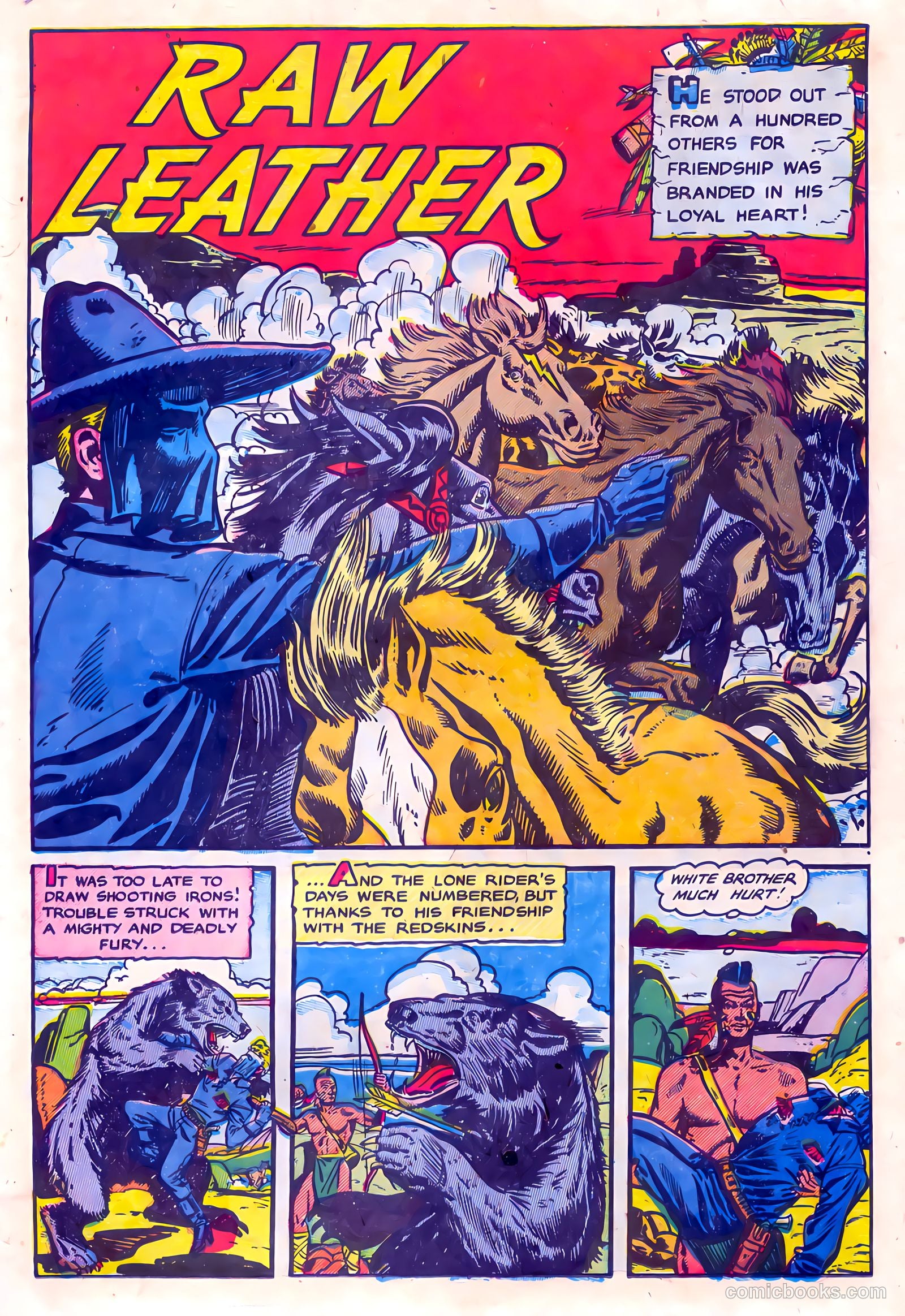 The Lone Rider #15 (1953) — page 19 of 36