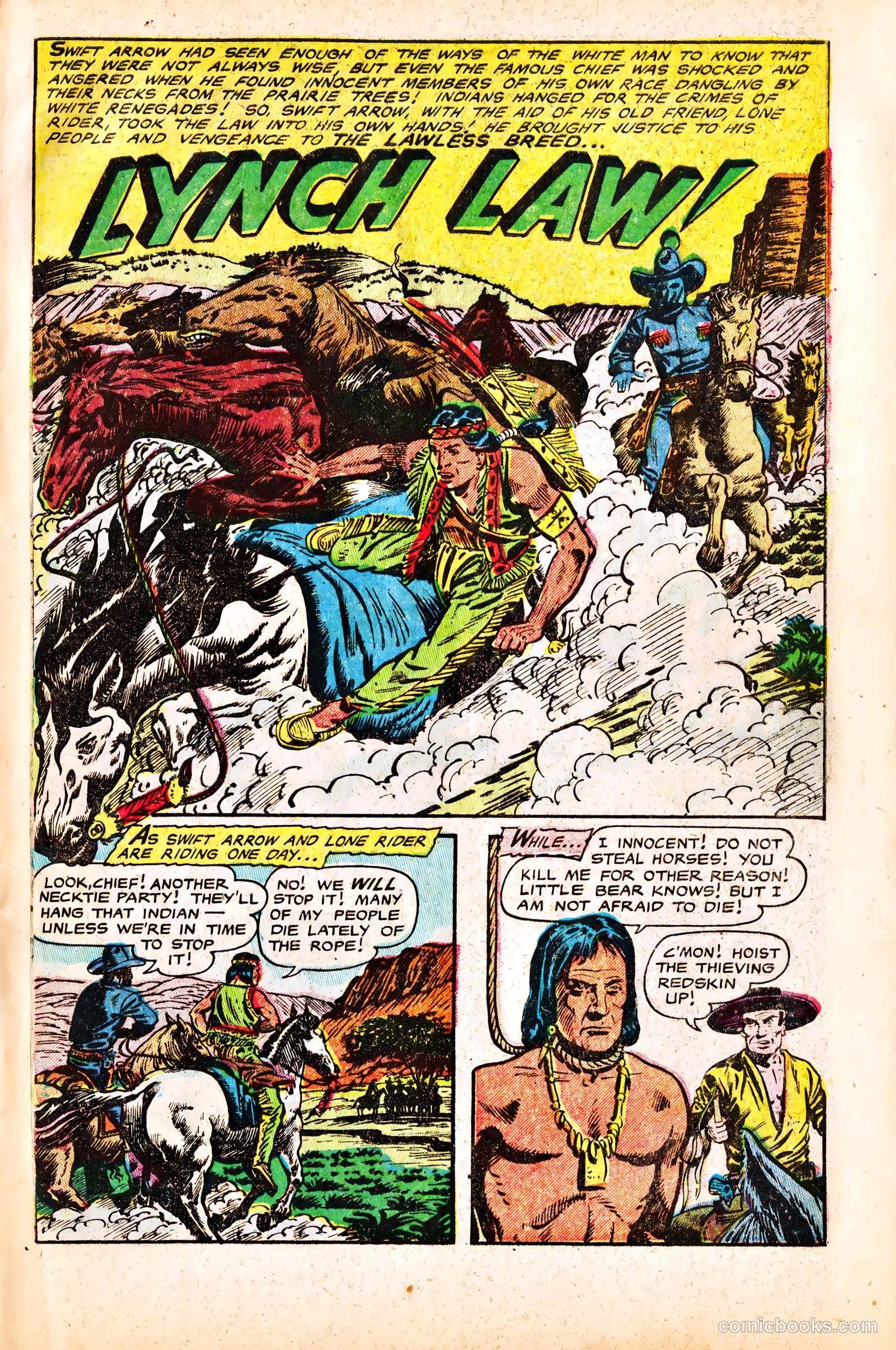 The Lone Rider #16 (1953) — page 3 of 37