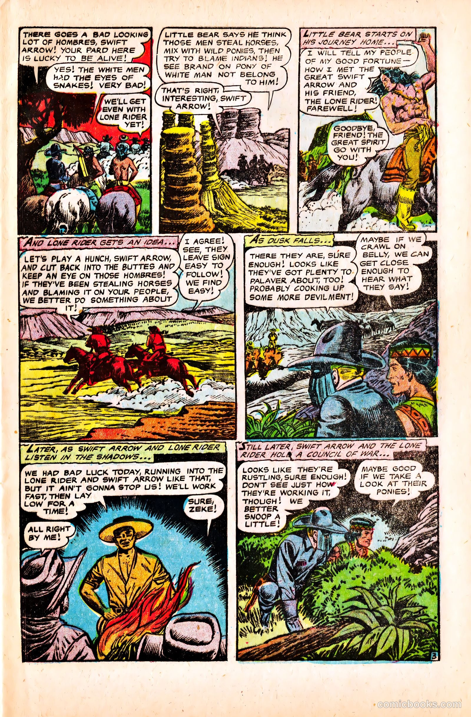 The Lone Rider #16 (1953) — page 5 of 37