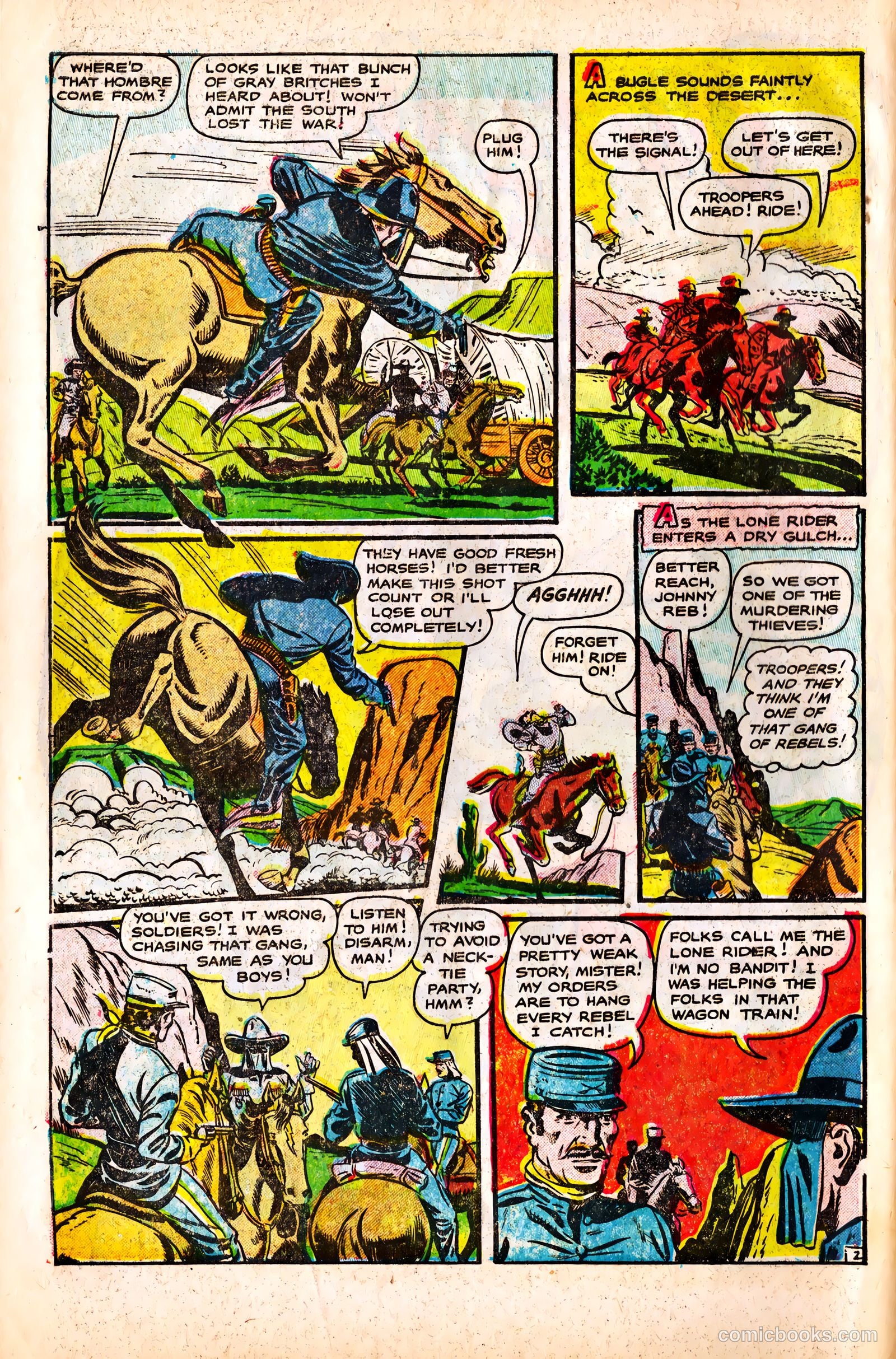 The Lone Rider #16 (1953) — page 10 of 37