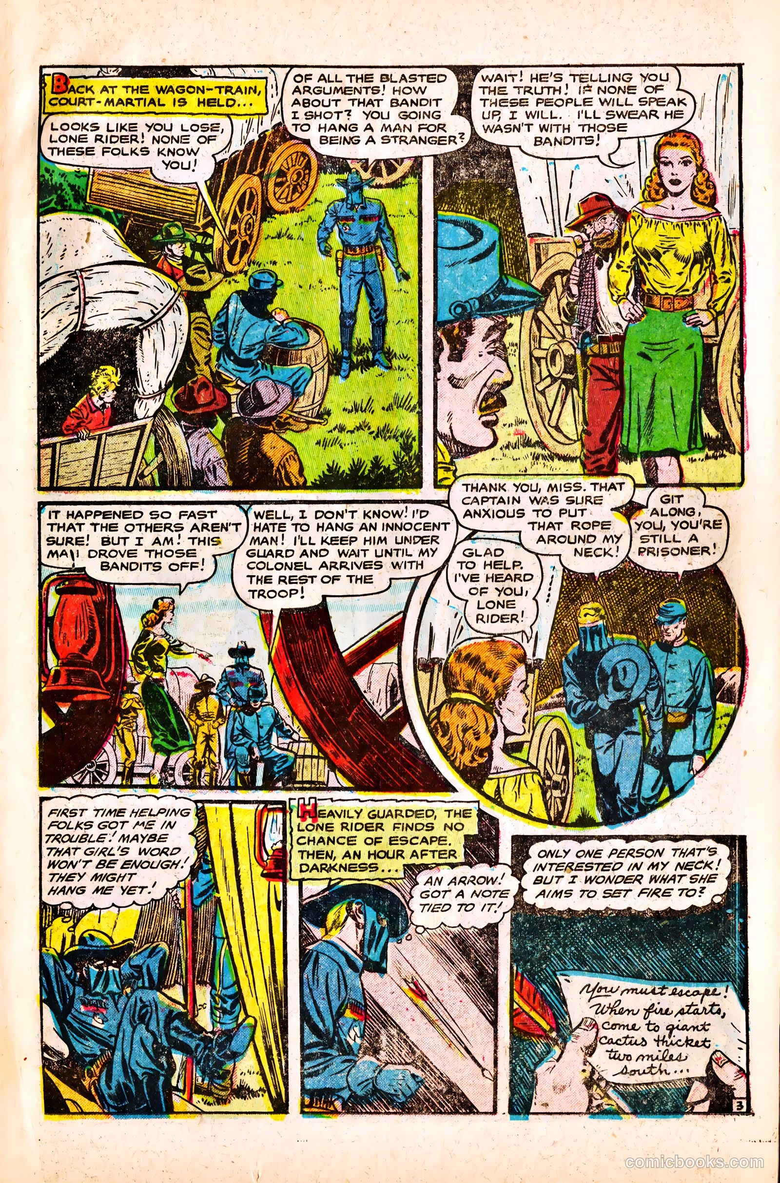 The Lone Rider #16 (1953) — page 11 of 37