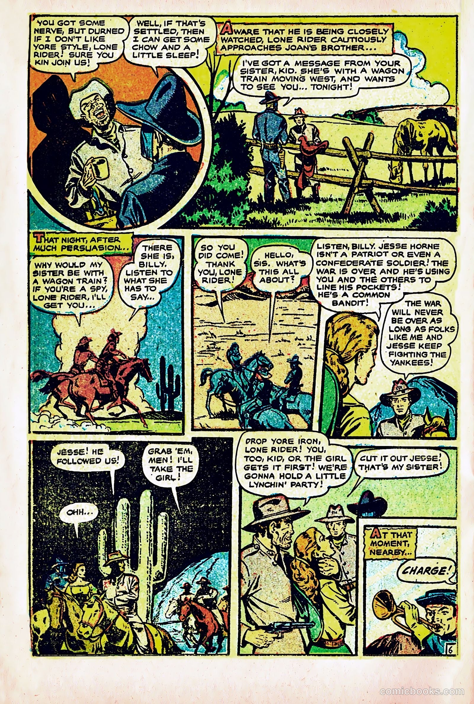 The Lone Rider #16 (1953) — page 15 of 37