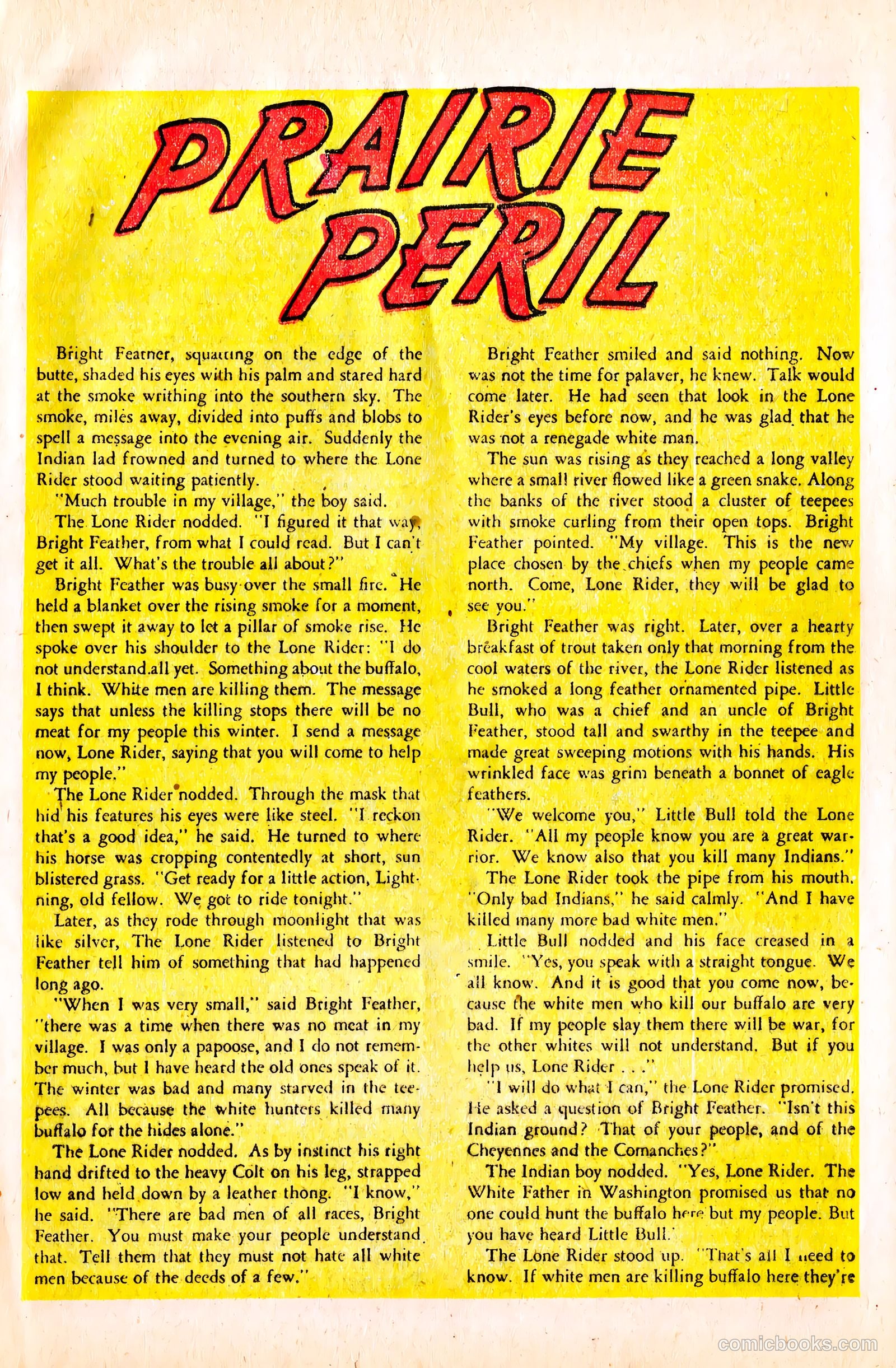 The Lone Rider #16 (1953) — page 18 of 37