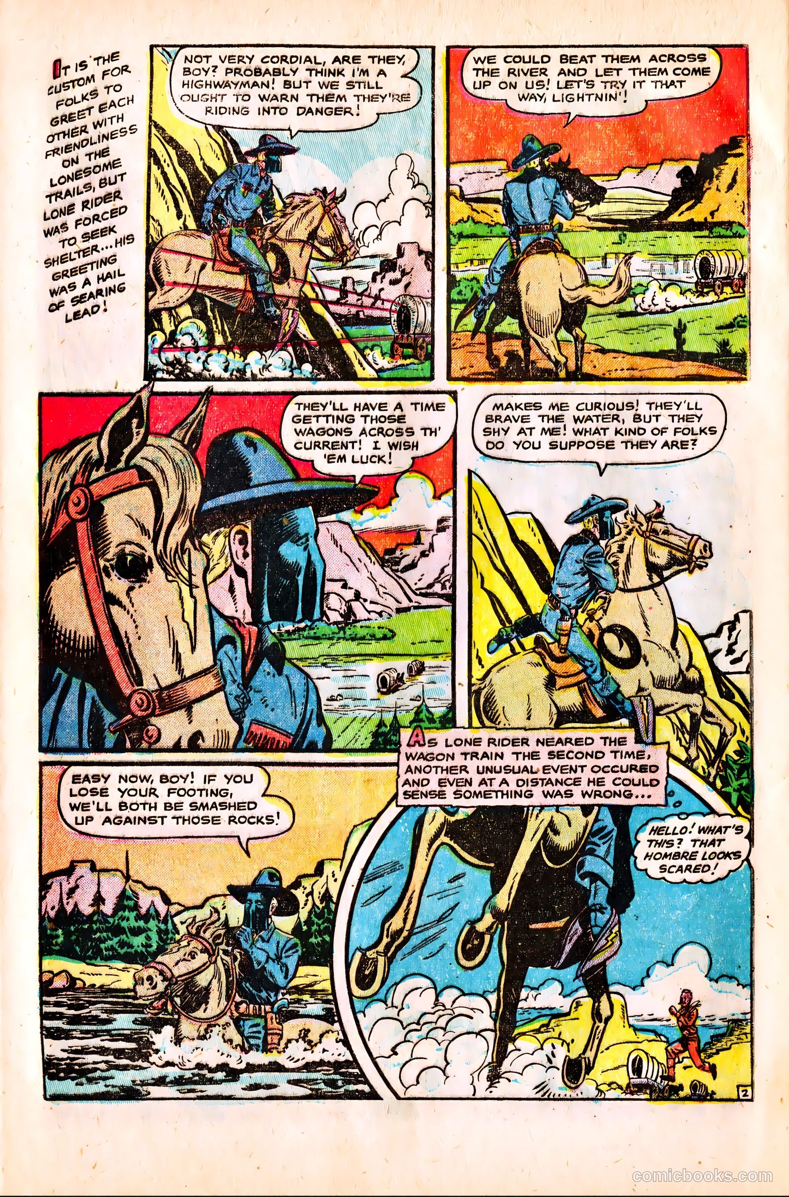 The Lone Rider #16 (1953) — page 29 of 37