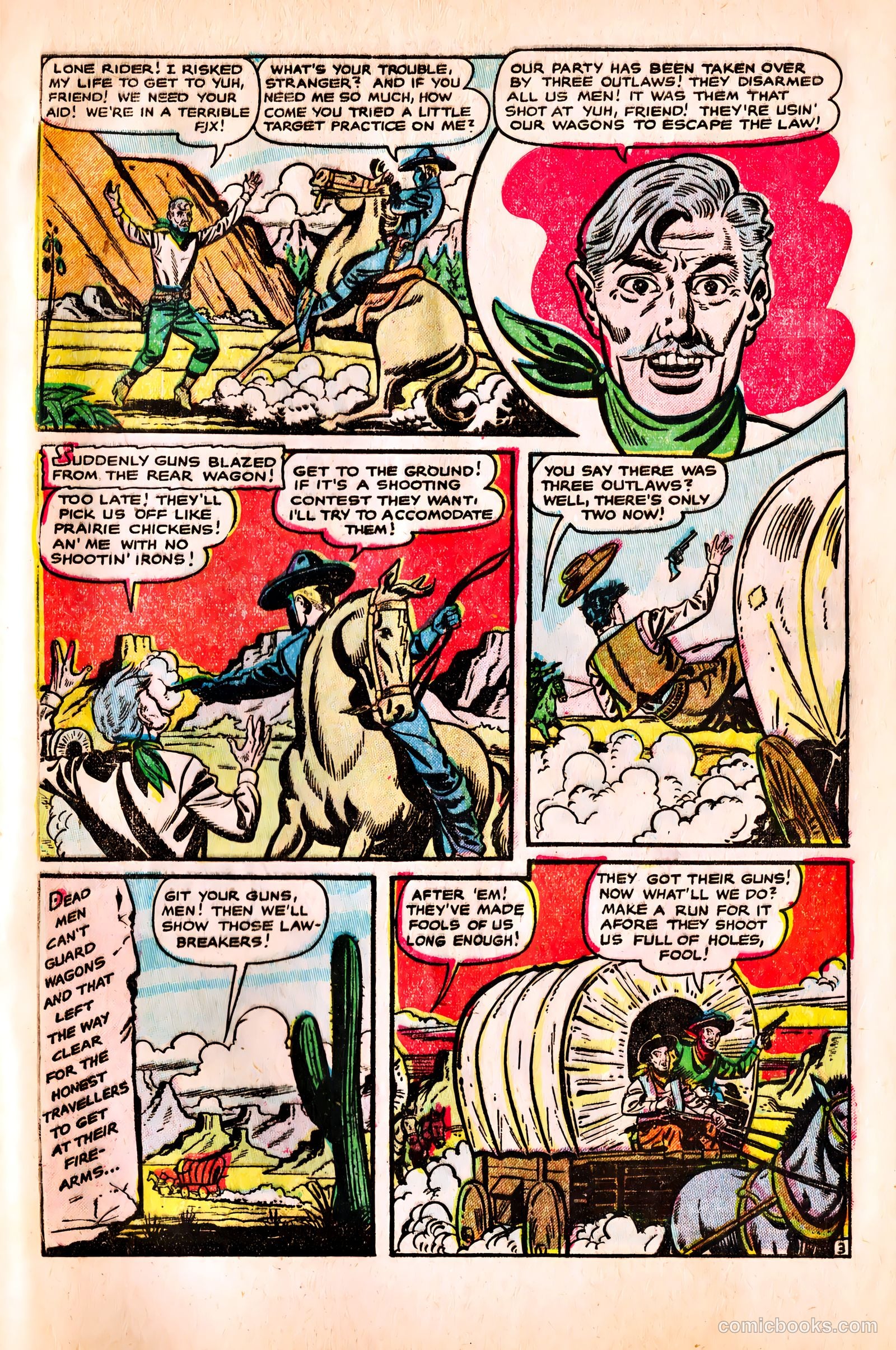 The Lone Rider #16 (1953) — page 30 of 37