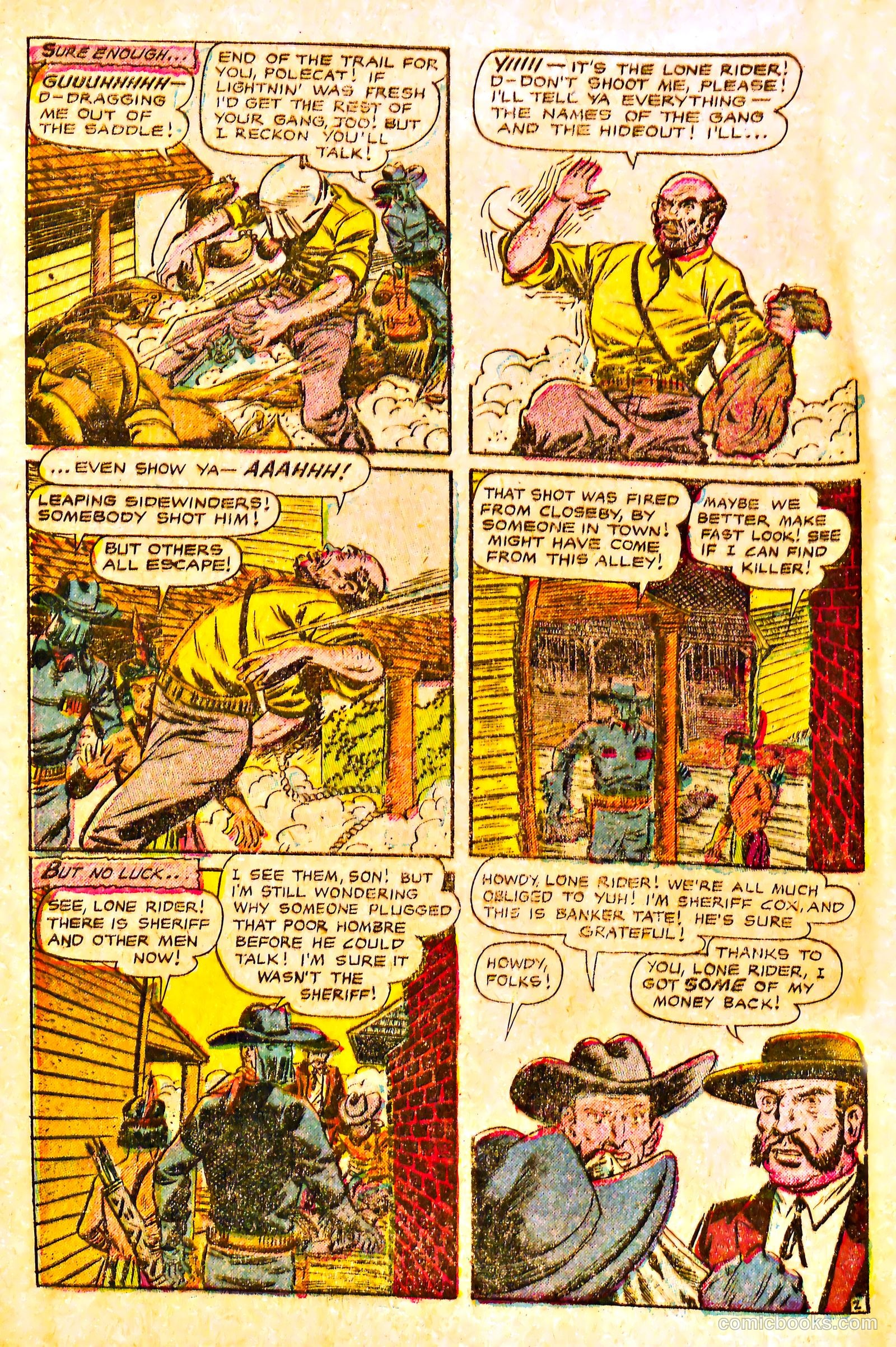 The Lone Rider #17 (1954) — page 4 of 36