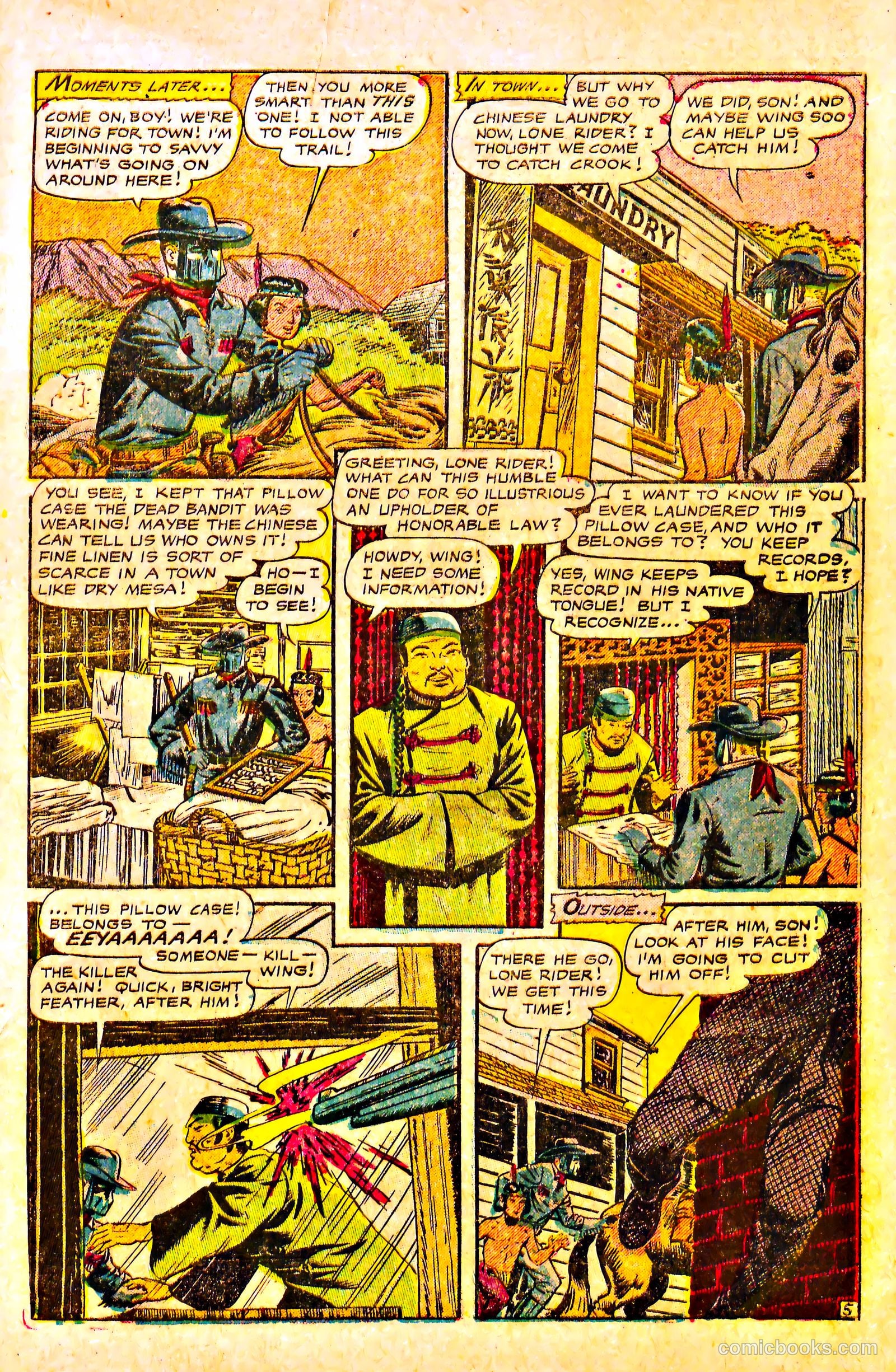 The Lone Rider #17 (1954) — page 7 of 36