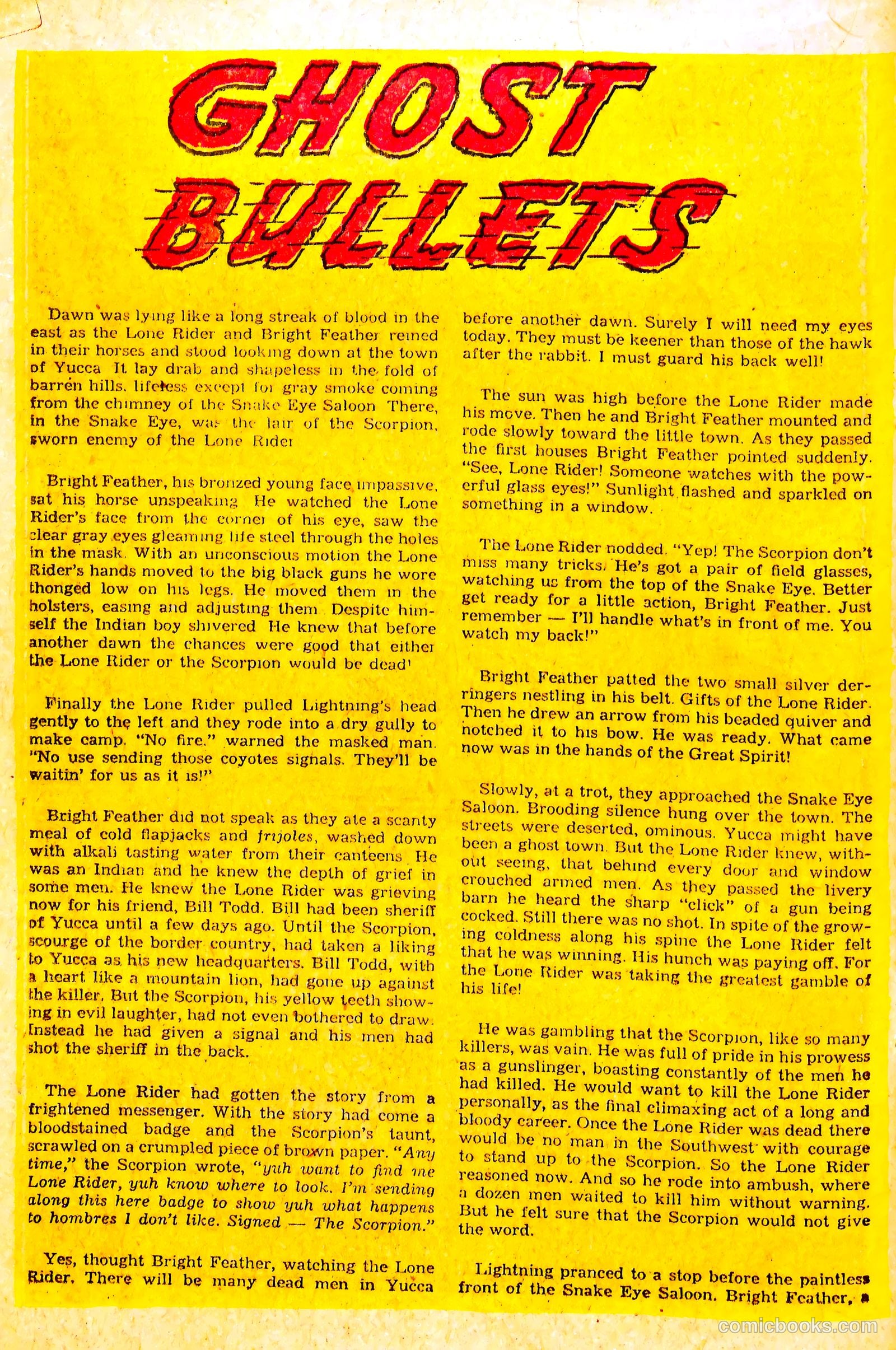 The Lone Rider #17 (1954) — page 18 of 36