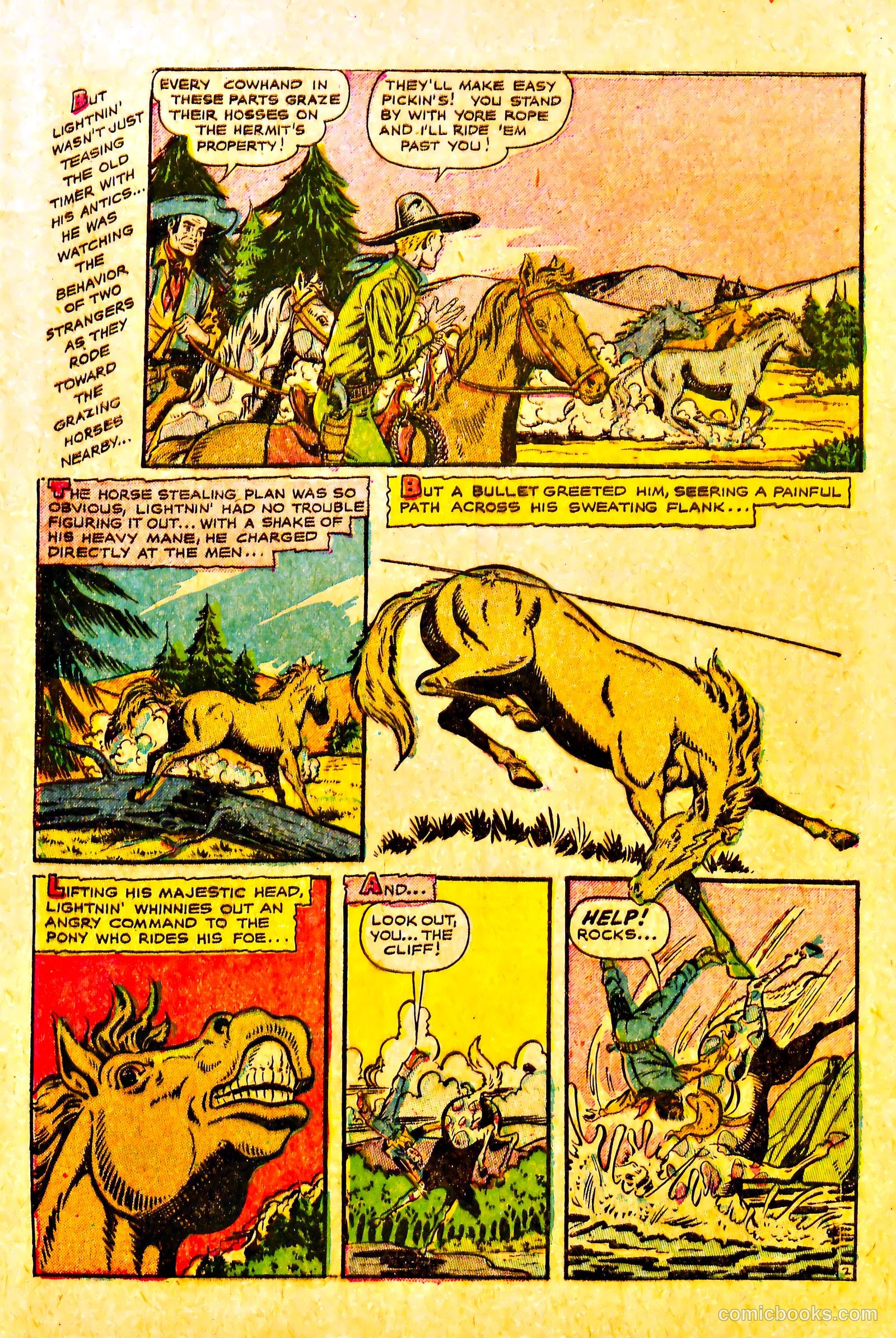 The Lone Rider #17 (1954) — page 29 of 36