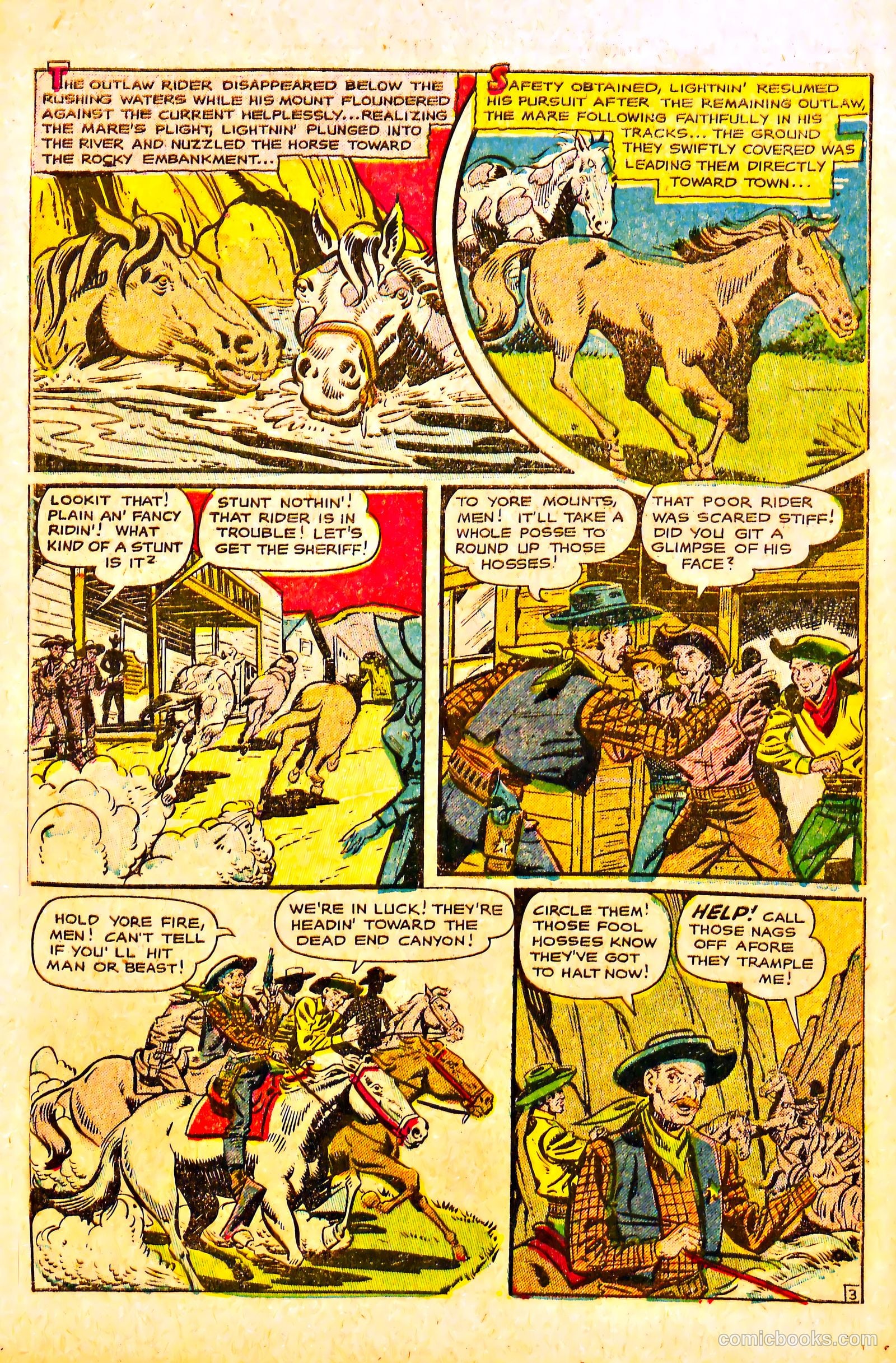 The Lone Rider #17 (1954) — page 30 of 36