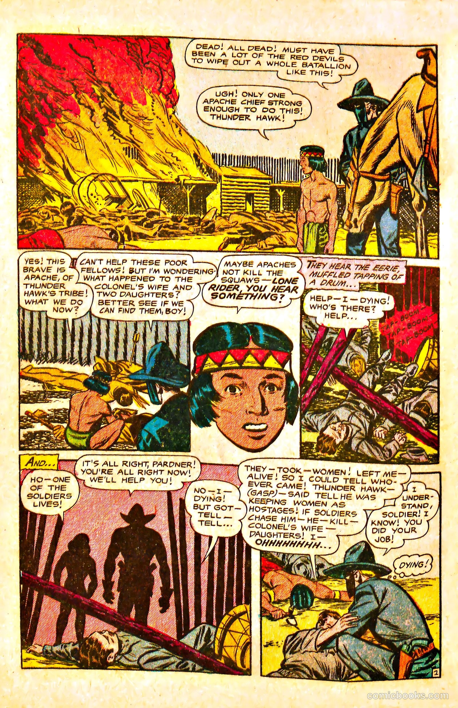 The Lone Rider #18 (1954) — page 4 of 36