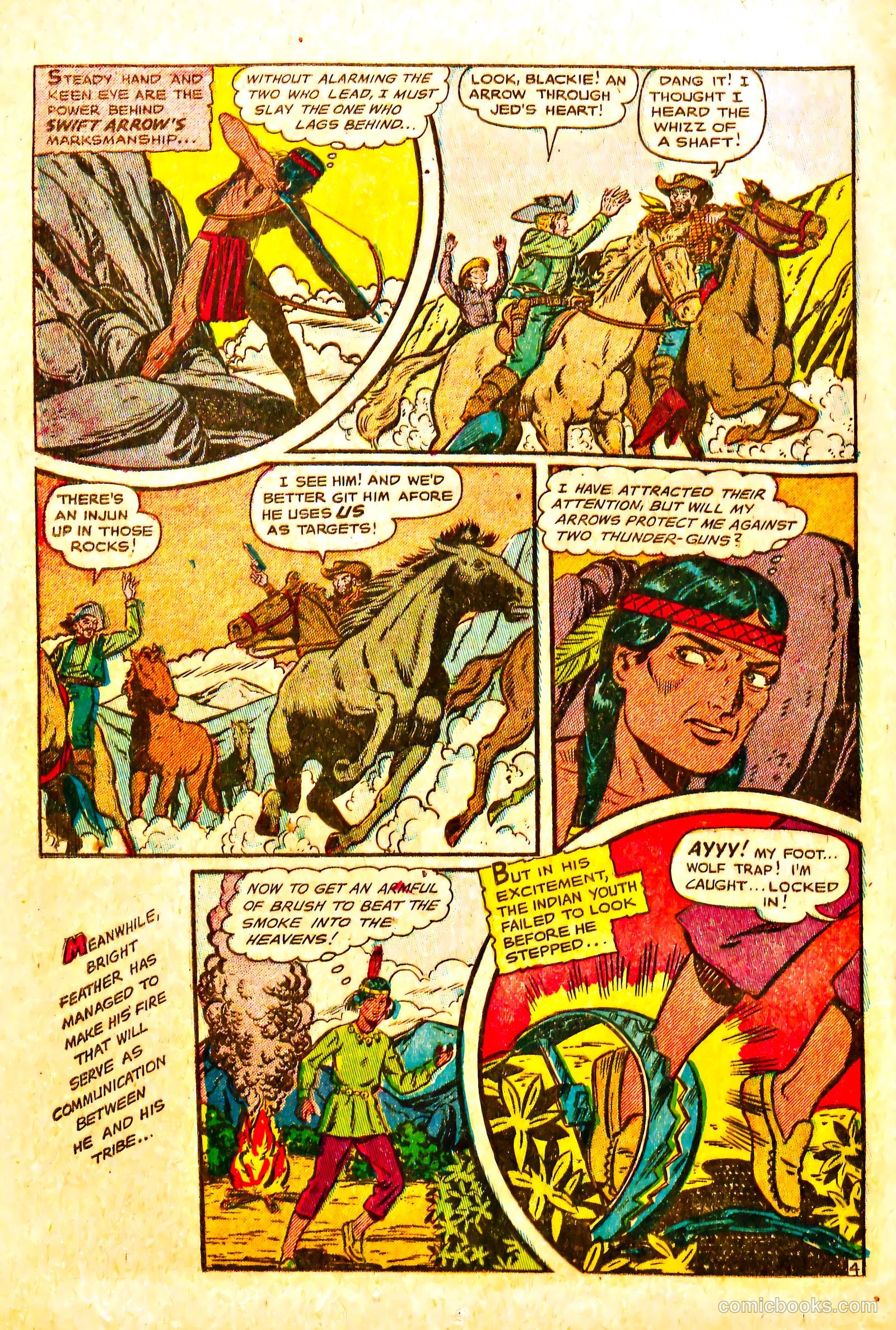The Lone Rider #18 (1954) — page 22 of 36