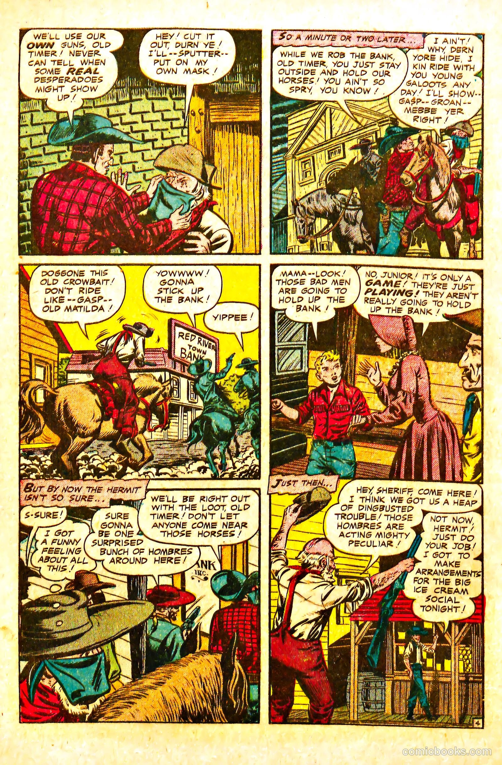 The Lone Rider #18 (1954) — page 30 of 36