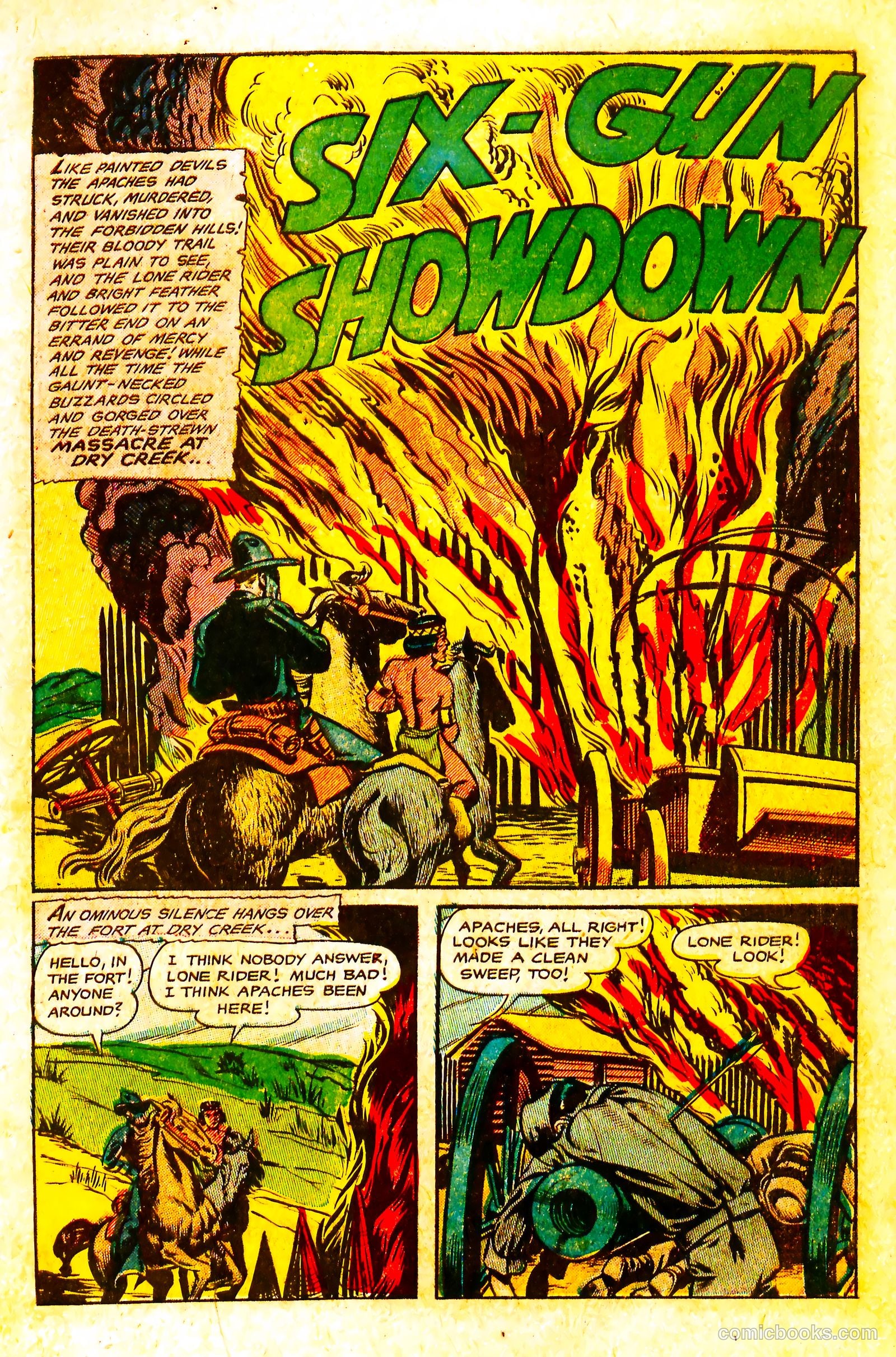 The Lone Rider #18 (1954) — page 3 of 36
