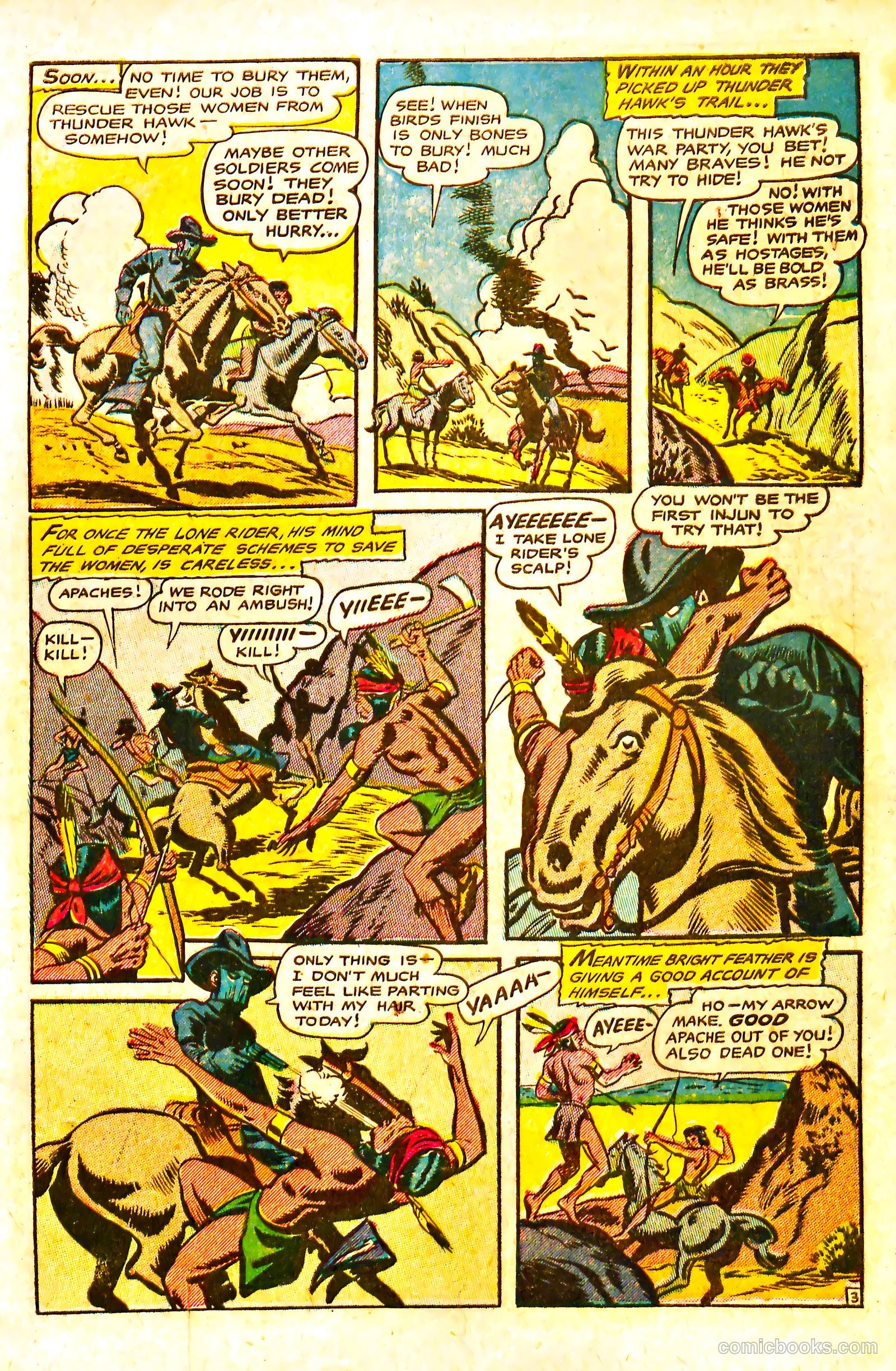 The Lone Rider #18 (1954) — page 5 of 36