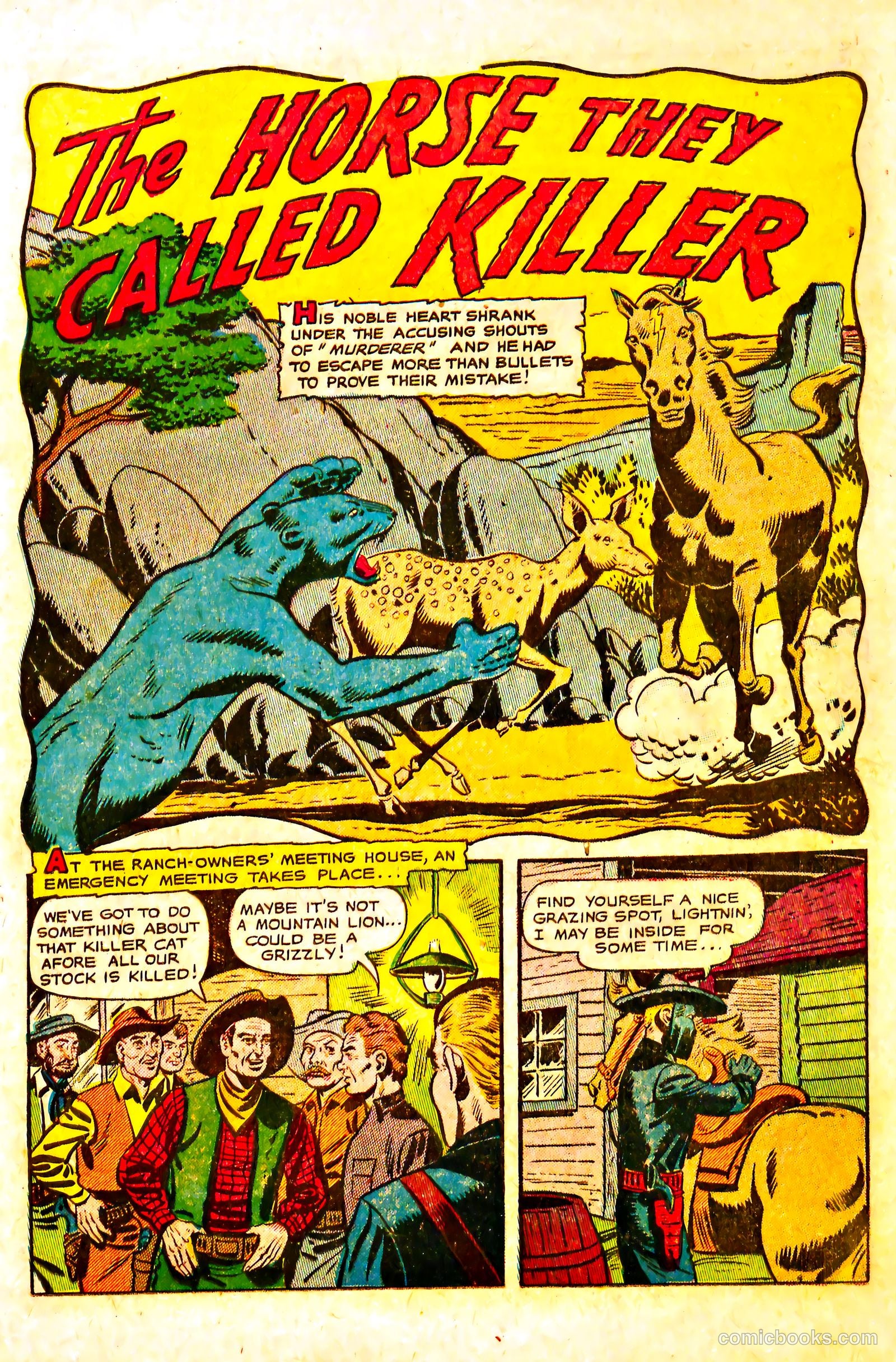 The Lone Rider #18 (1954) — page 11 of 36