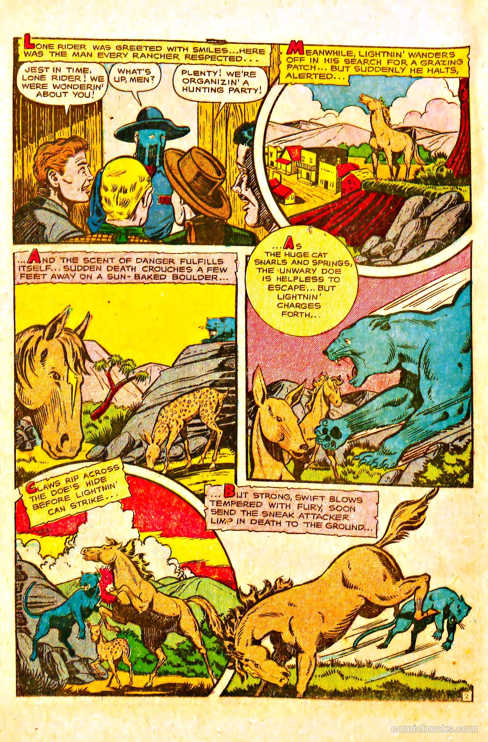 The Lone Rider #18 (1954) — page 12 of 36