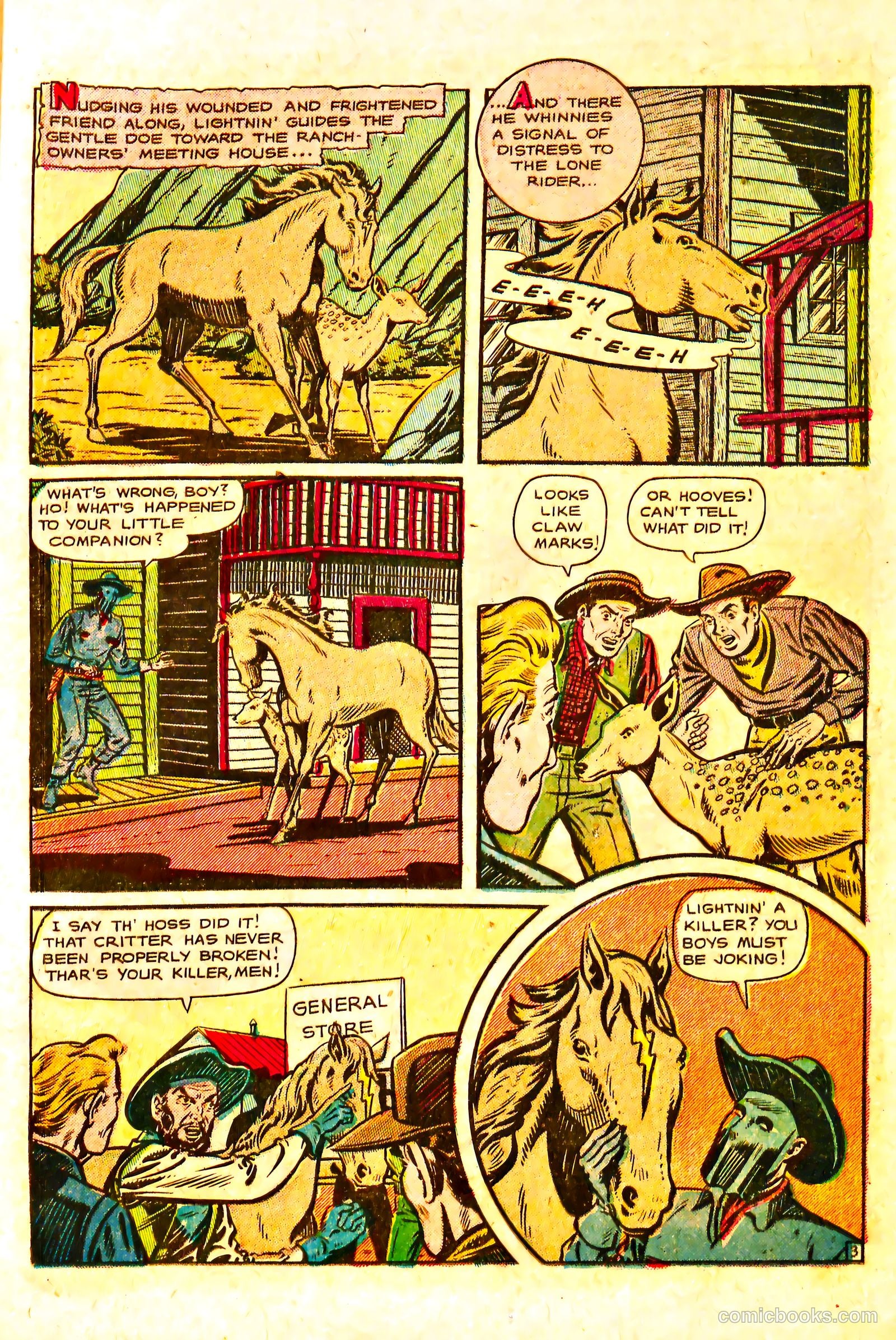 The Lone Rider #18 (1954) — page 13 of 36