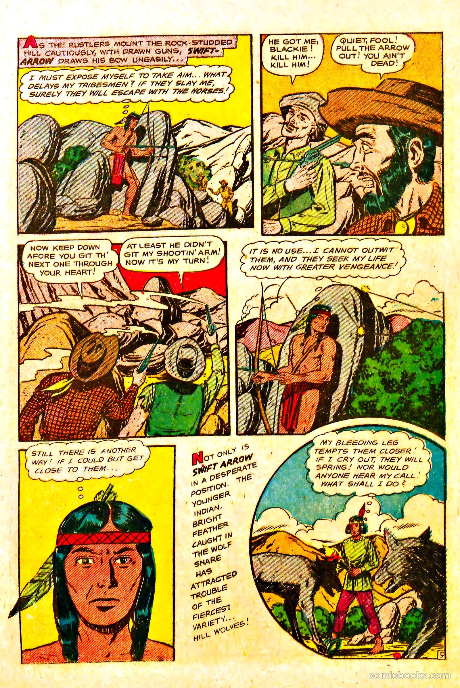 The Lone Rider #18 (1954) — page 23 of 36