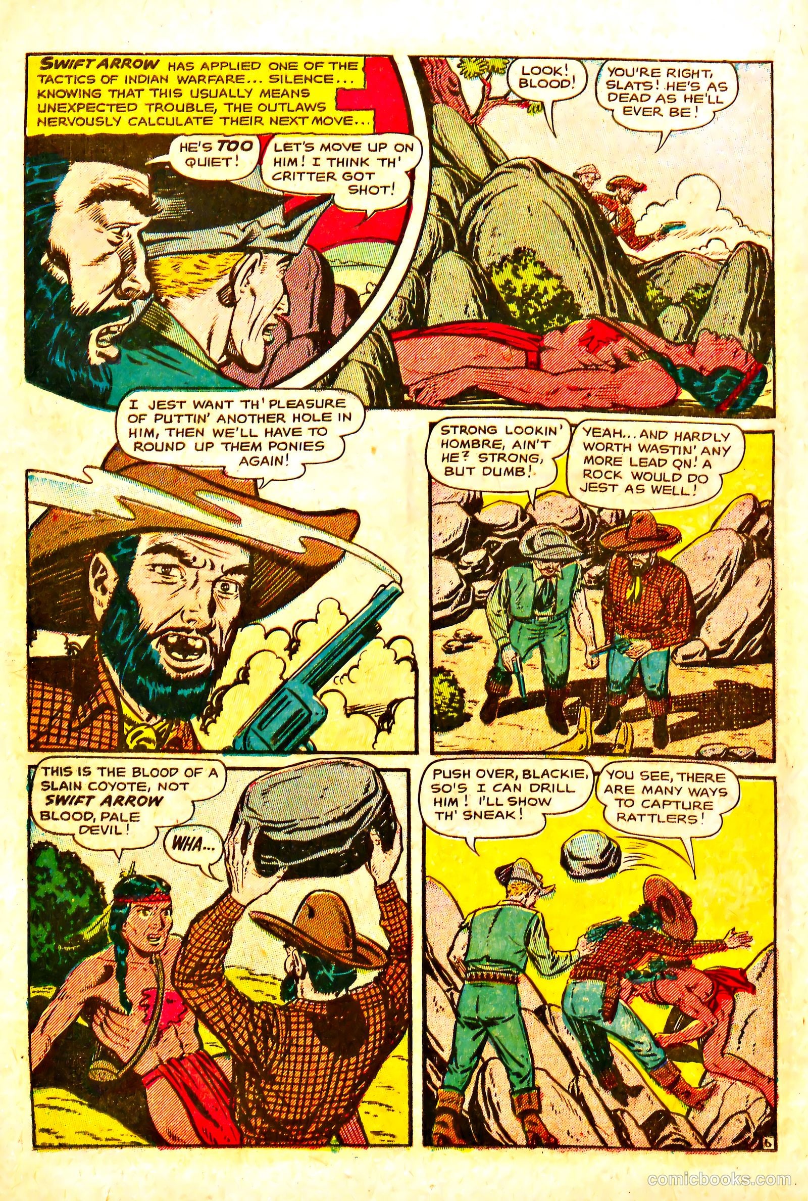 The Lone Rider #18 (1954) — page 24 of 36