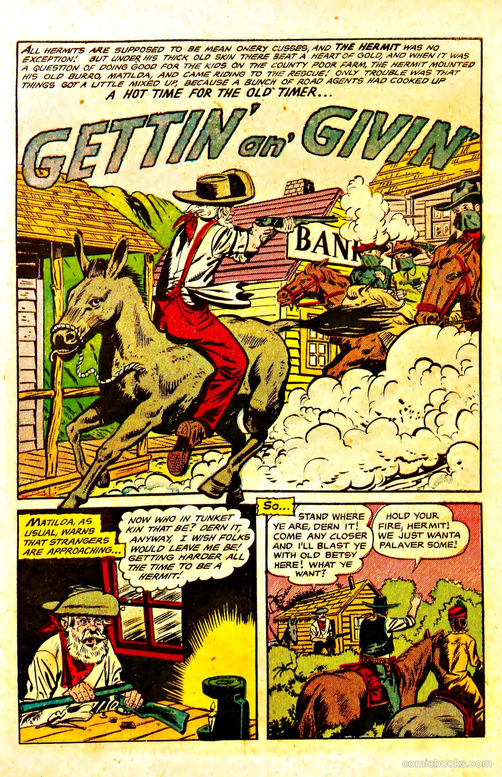 The Lone Rider #18 (1954) — page 27 of 36