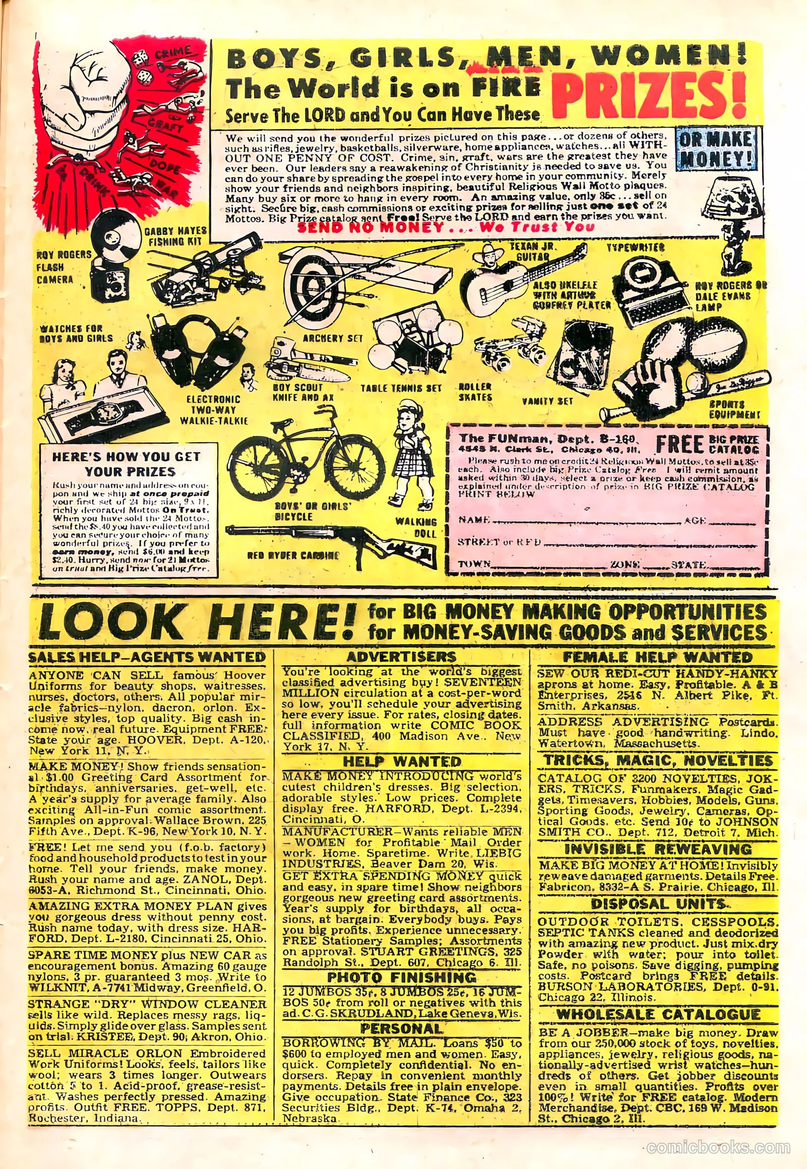 The Lone Rider #19 (1954) — page 33 of 36