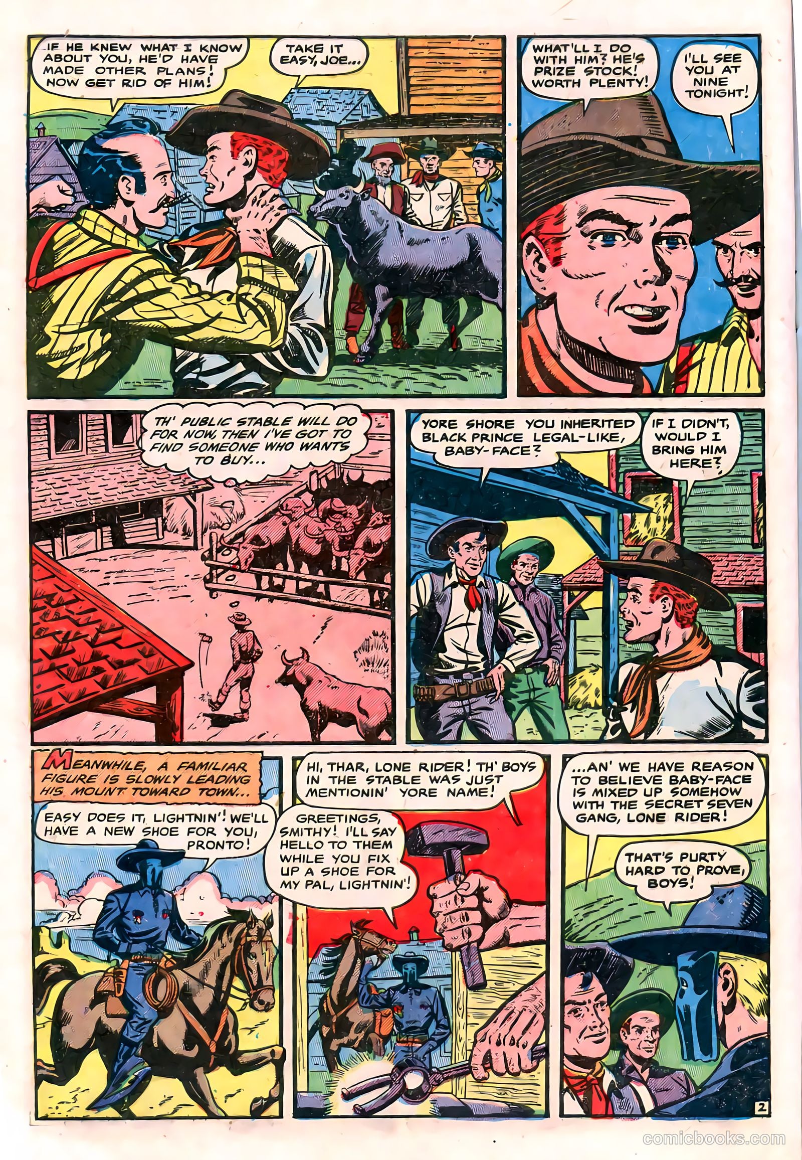 The Lone Rider #2 (1951) — page 4 of 52