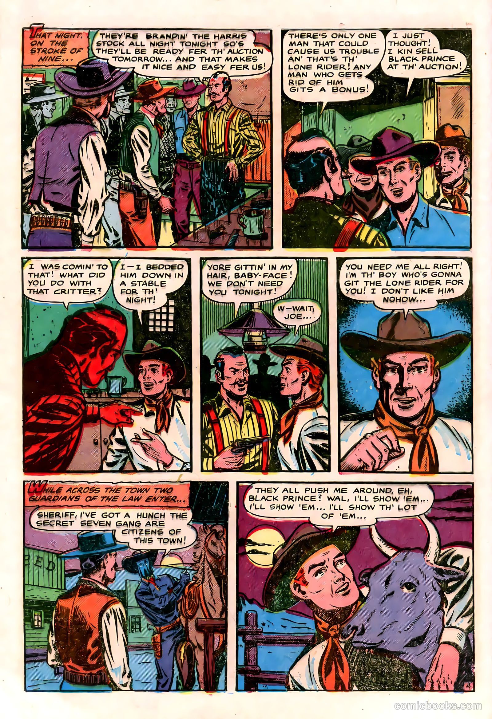 The Lone Rider #2 (1951) — page 6 of 52