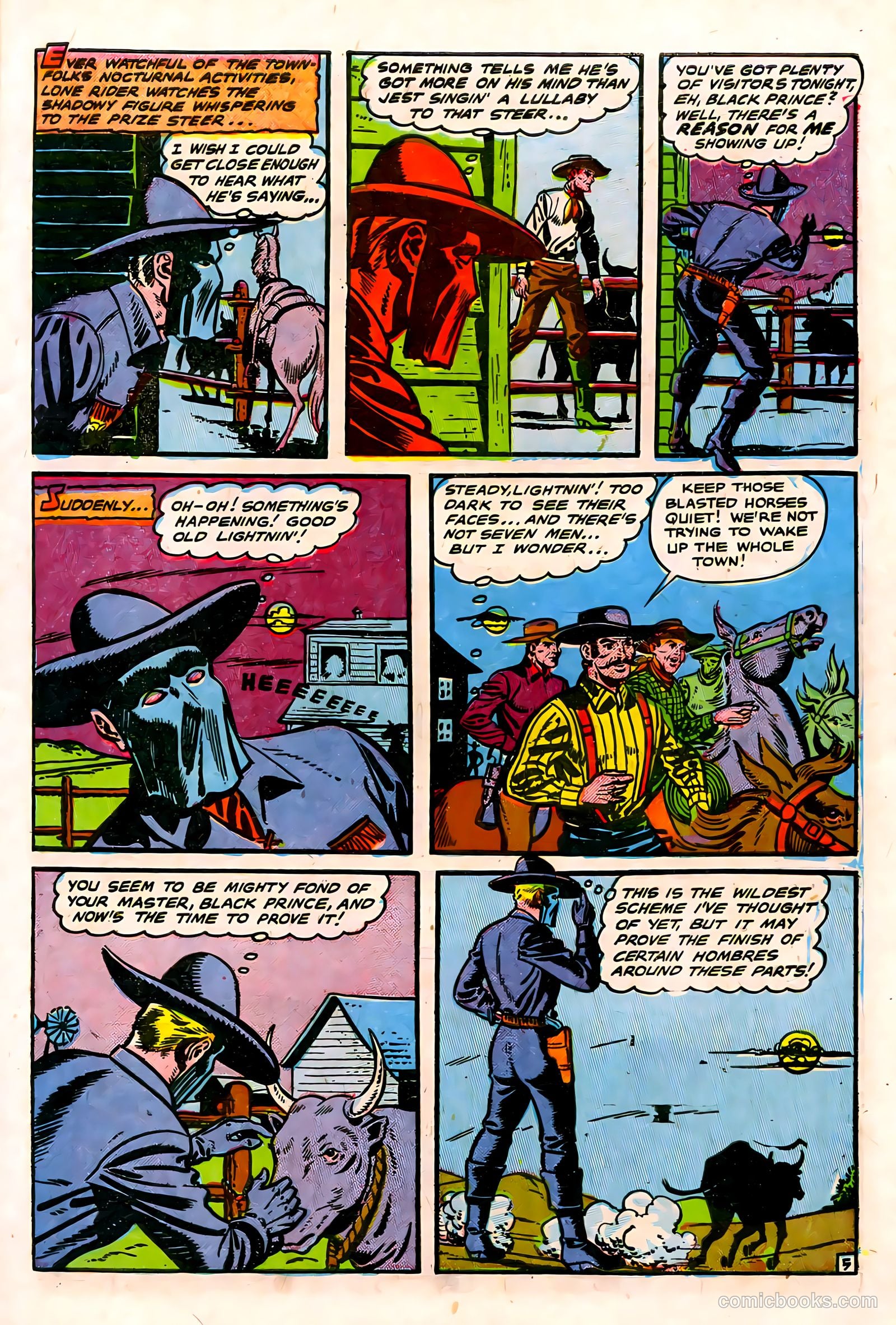 The Lone Rider #2 (1951) — page 7 of 52
