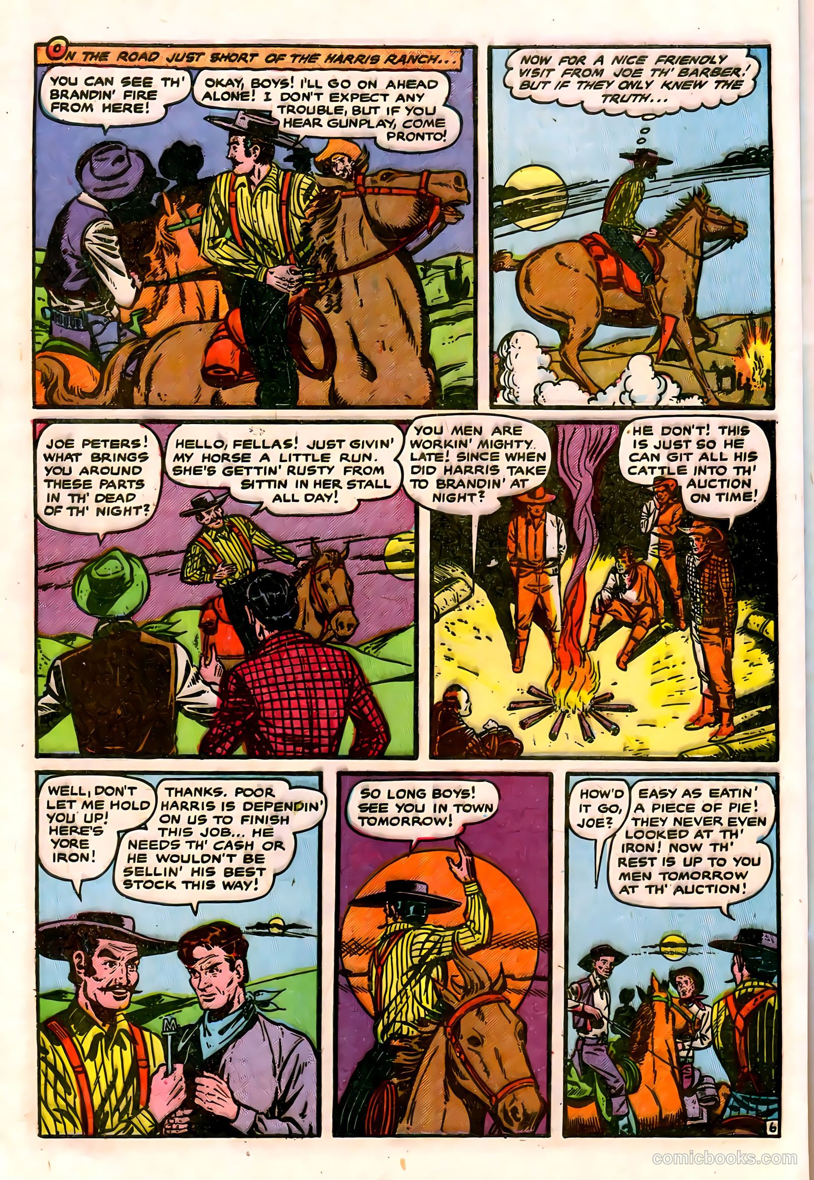 The Lone Rider #2 (1951) — page 8 of 52