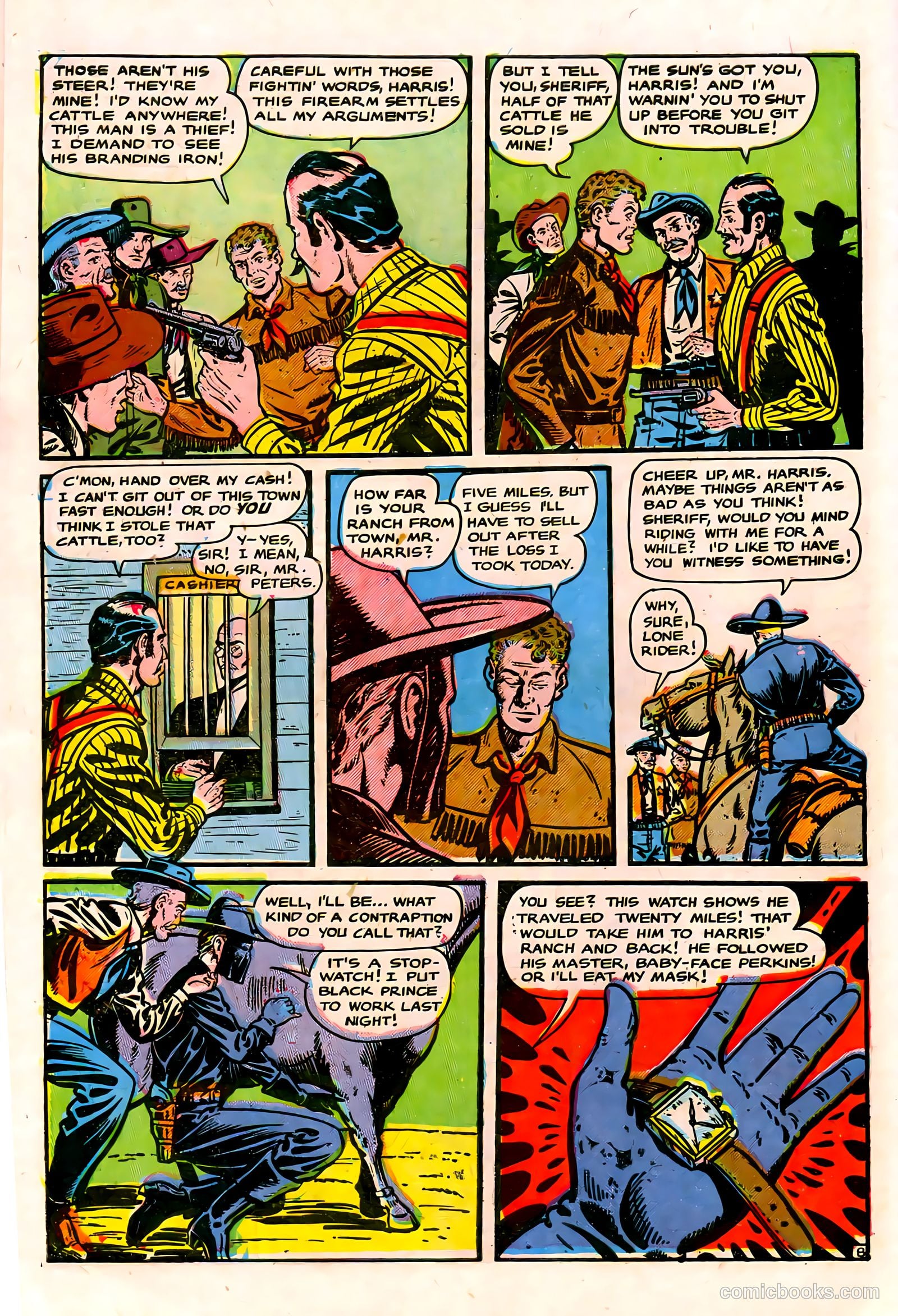 The Lone Rider #2 (1951) — page 10 of 52