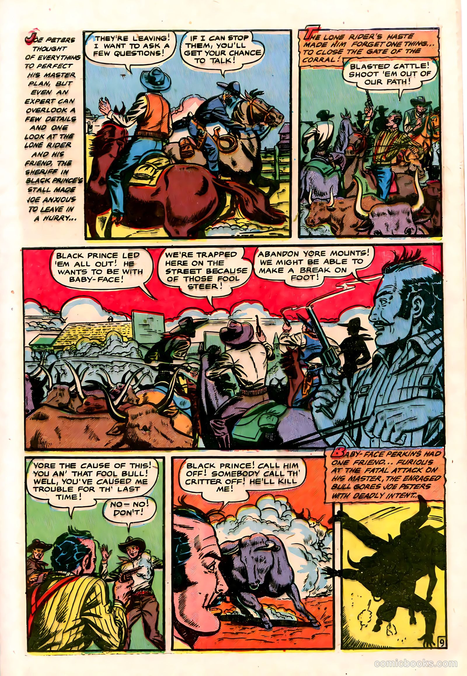 The Lone Rider #2 (1951) — page 11 of 52