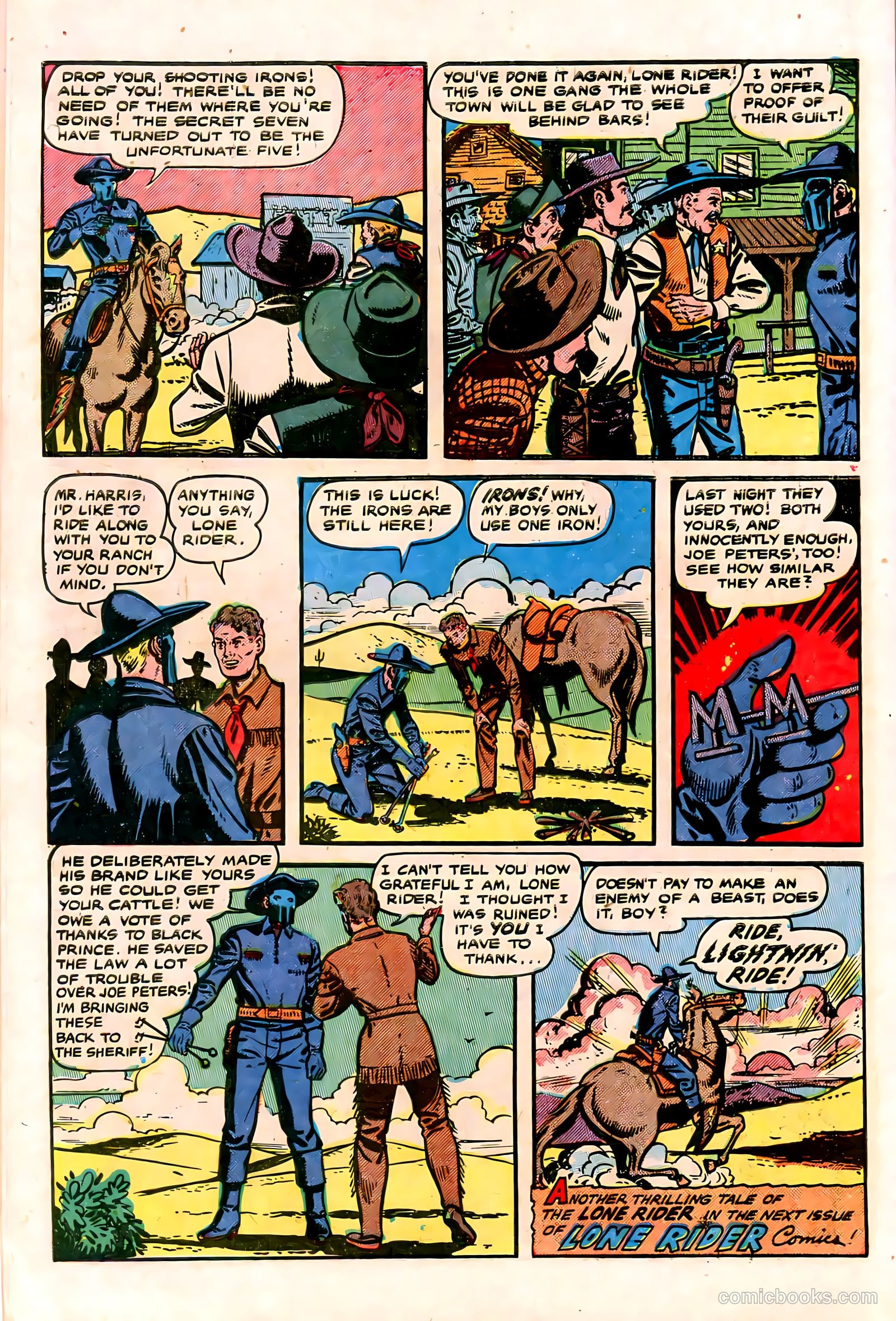 The Lone Rider #2 (1951) — page 12 of 52