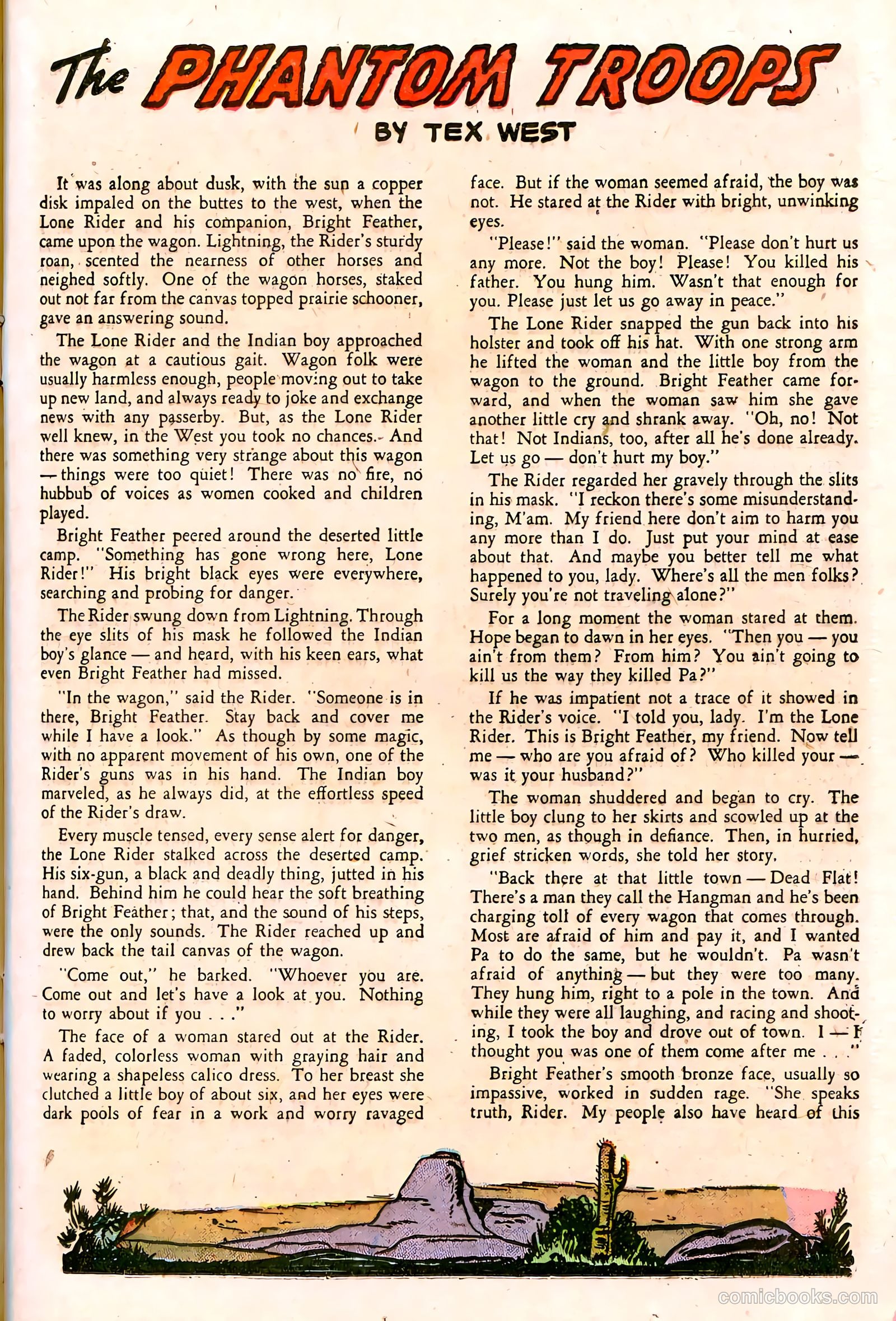 The Lone Rider #2 (1951) — page 21 of 52
