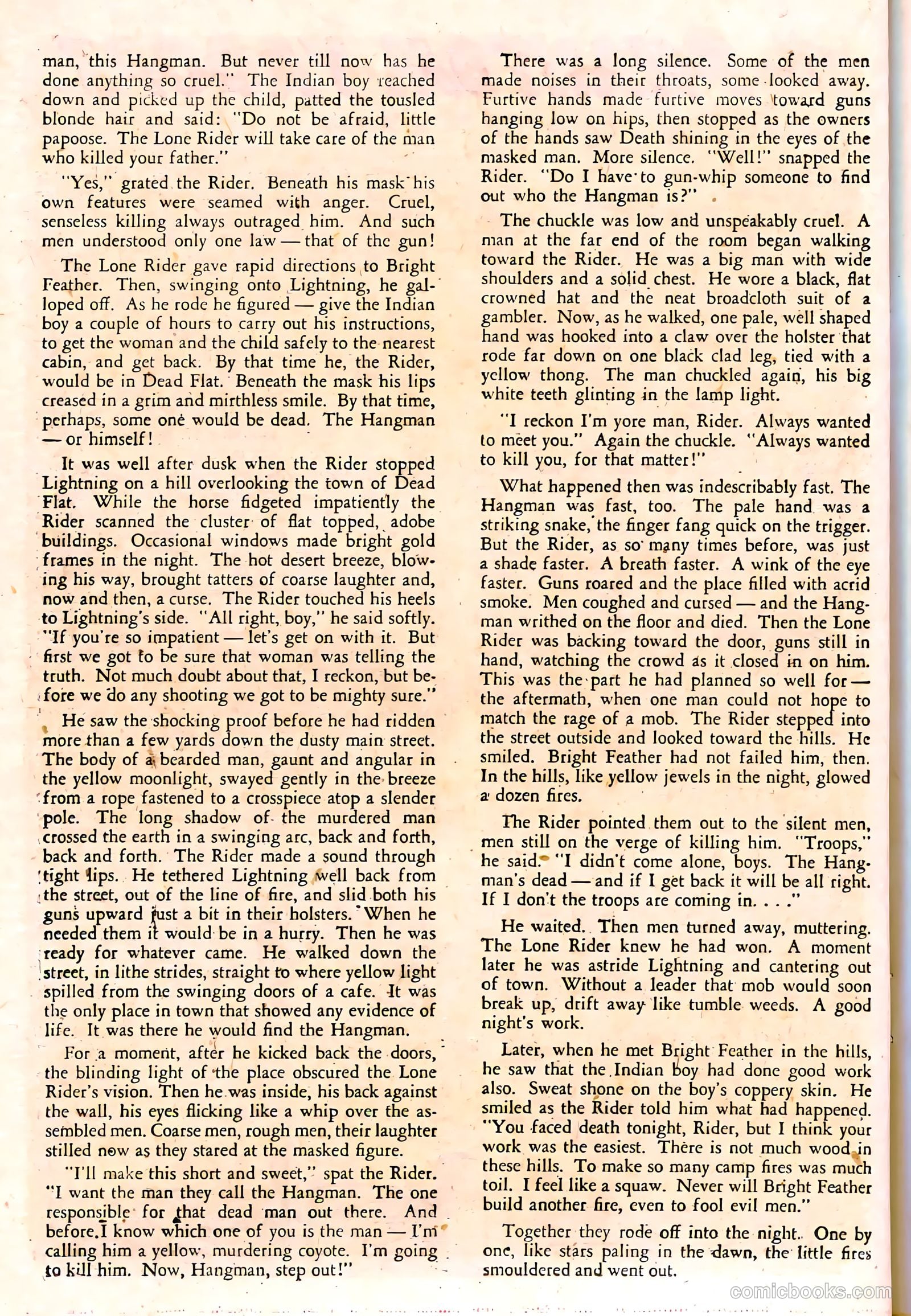 The Lone Rider #2 (1951) — page 22 of 52