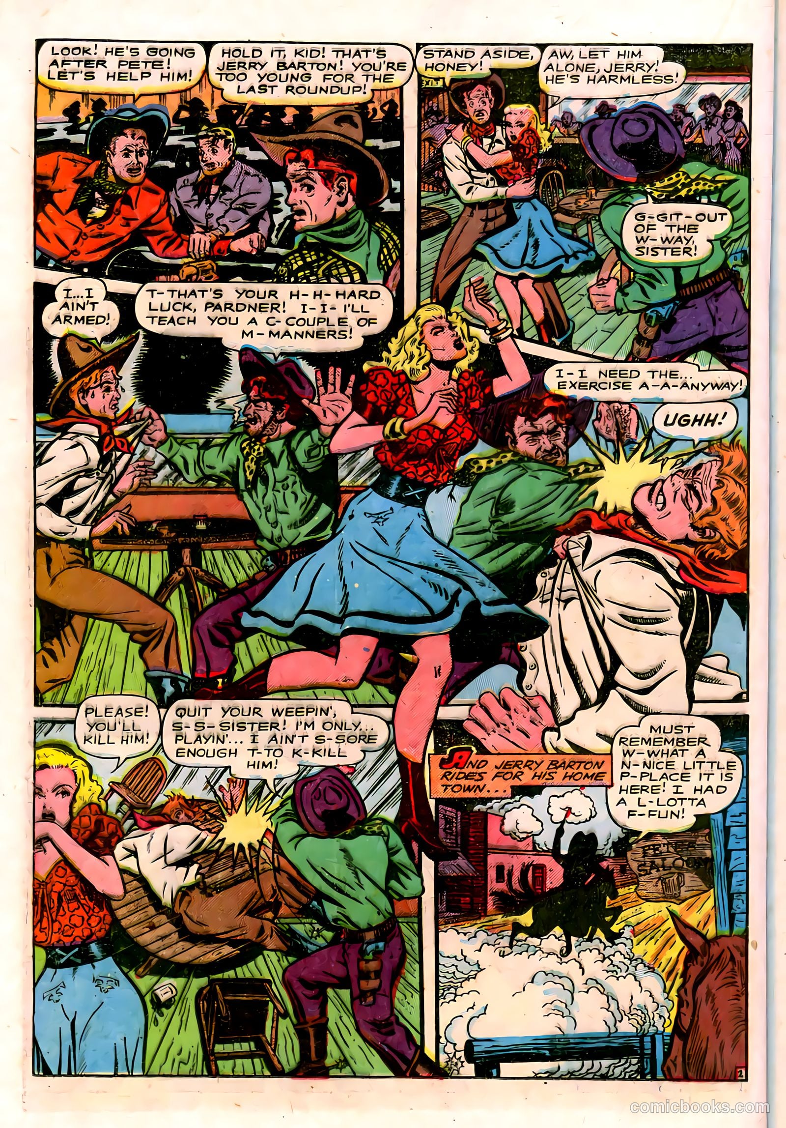 The Lone Rider #2 (1951) — page 30 of 52