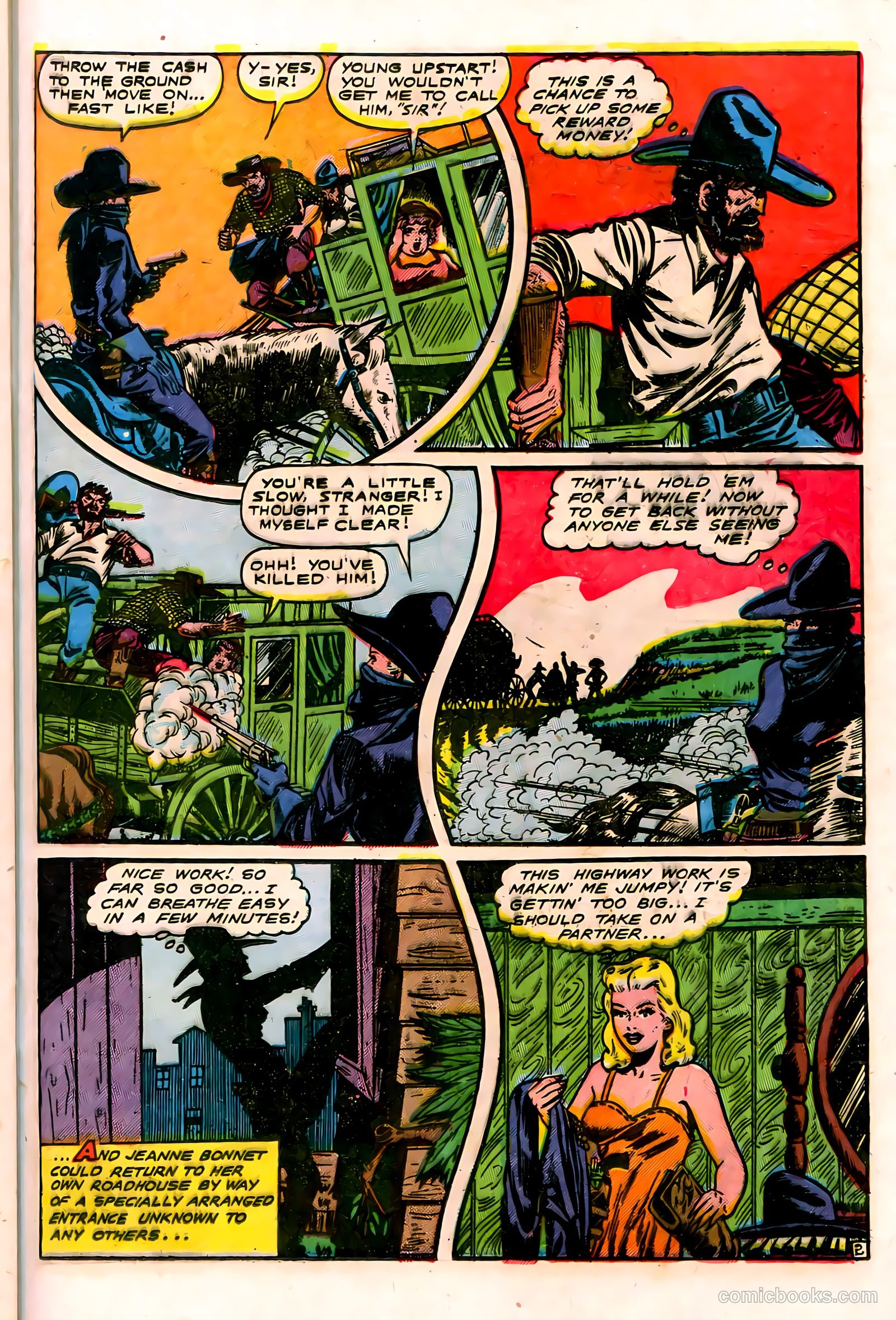 The Lone Rider #2 (1951) — page 35 of 52