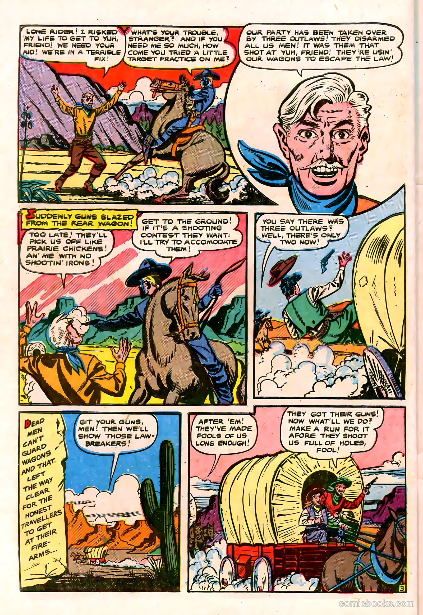 The Lone Rider #2 (1951) — page 48 of 52