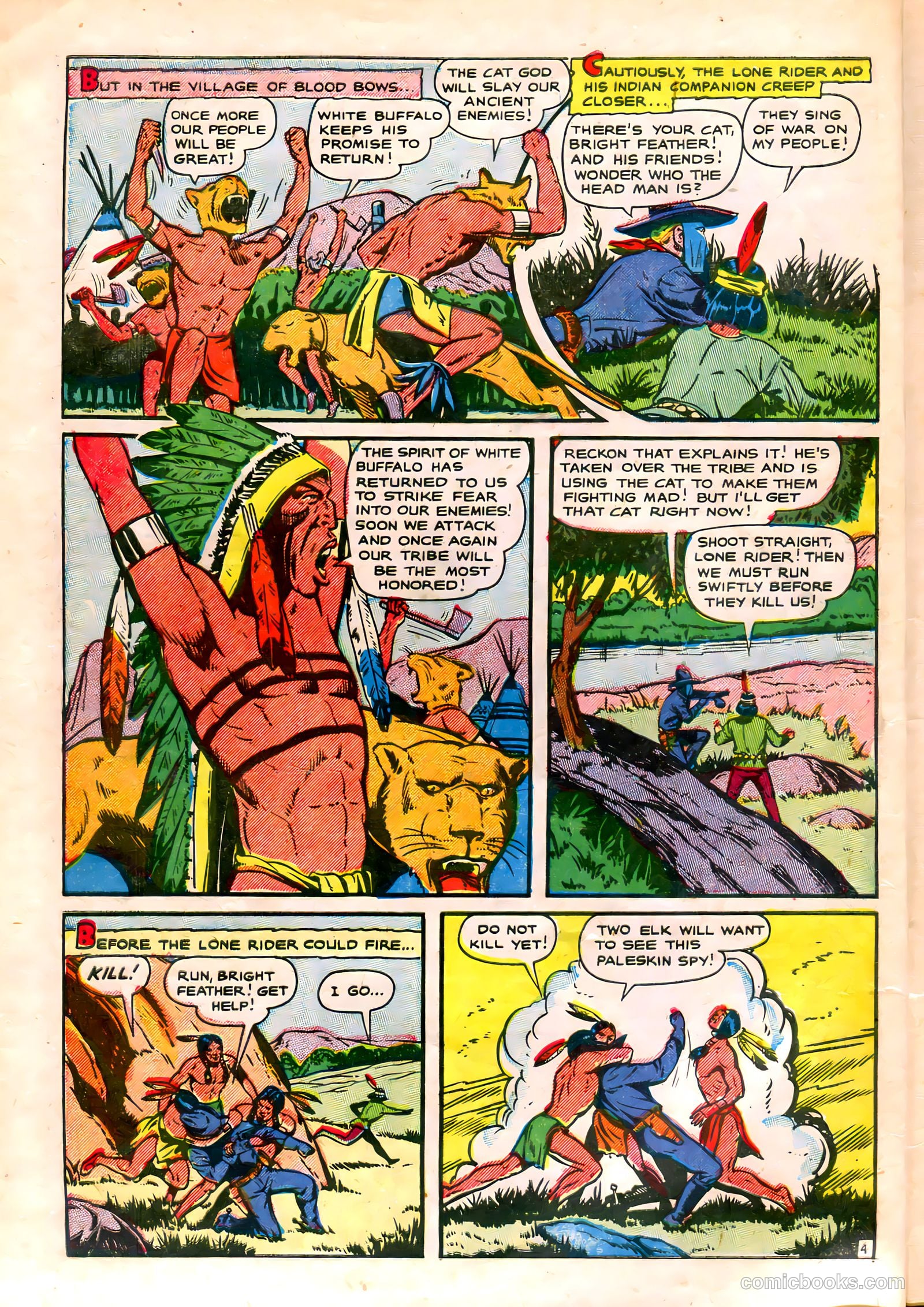 The Lone Rider #20 (1954) — page 8 of 36