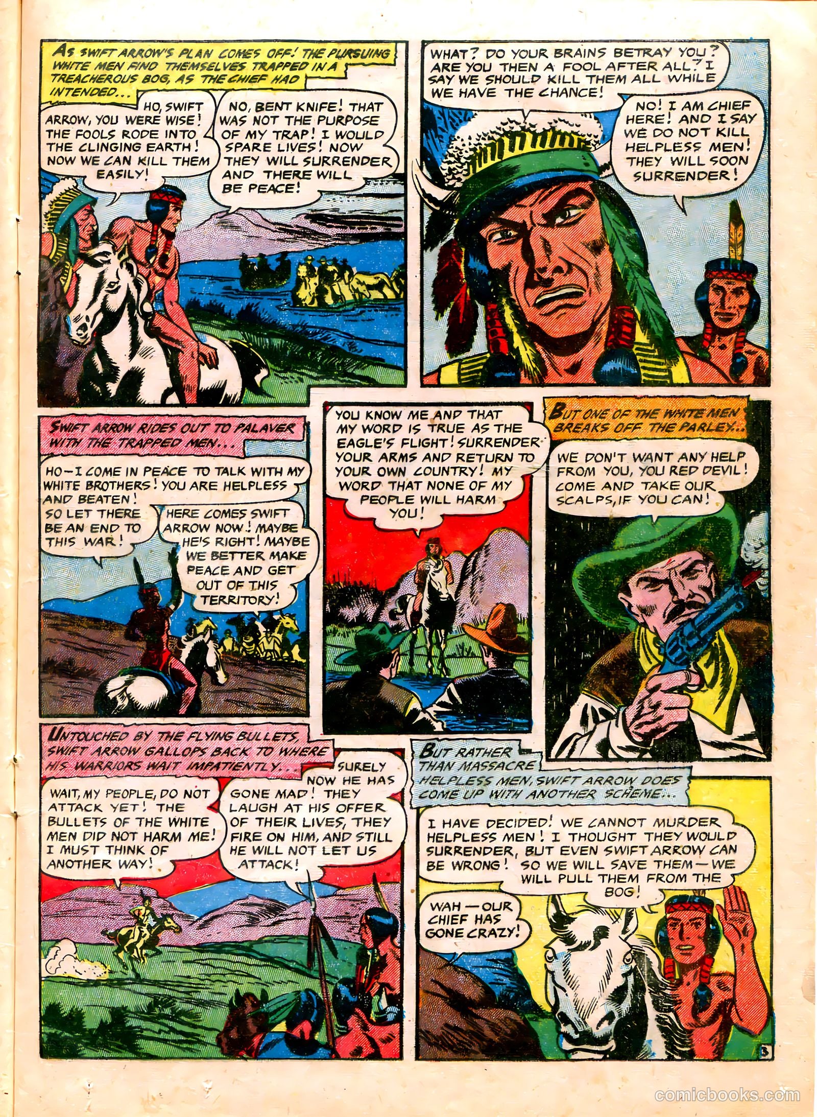 The Lone Rider #20 (1954) — page 15 of 36