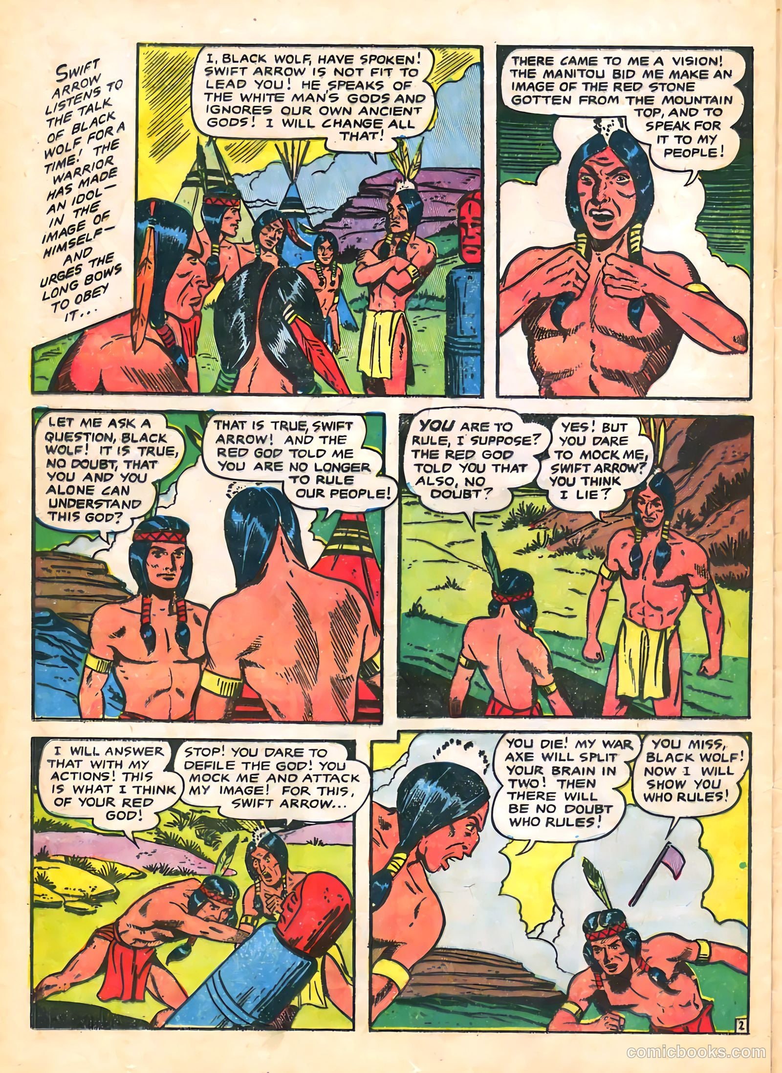 The Lone Rider #21 (1954) — page 22 of 36
