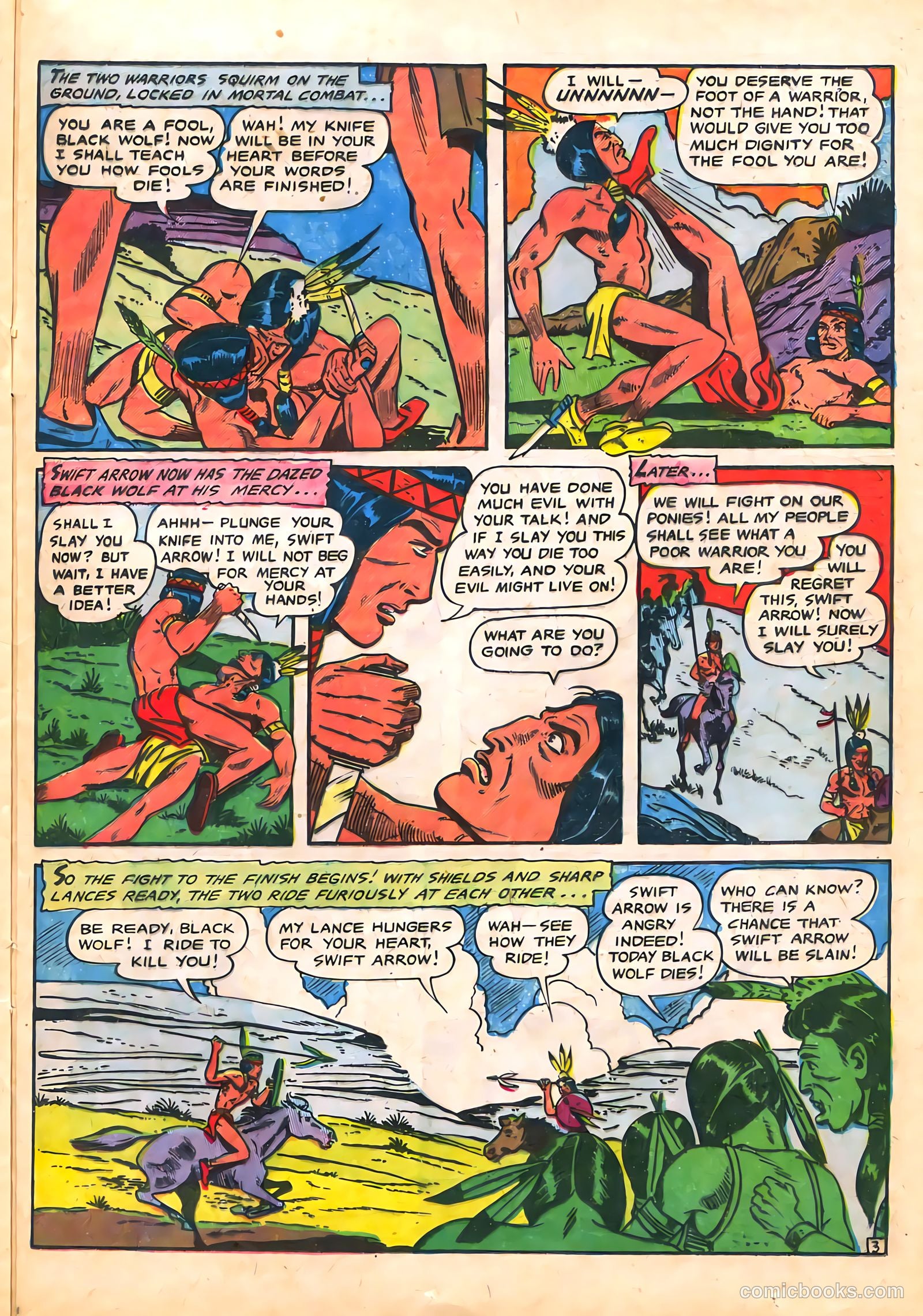 The Lone Rider #21 (1954) — page 23 of 36